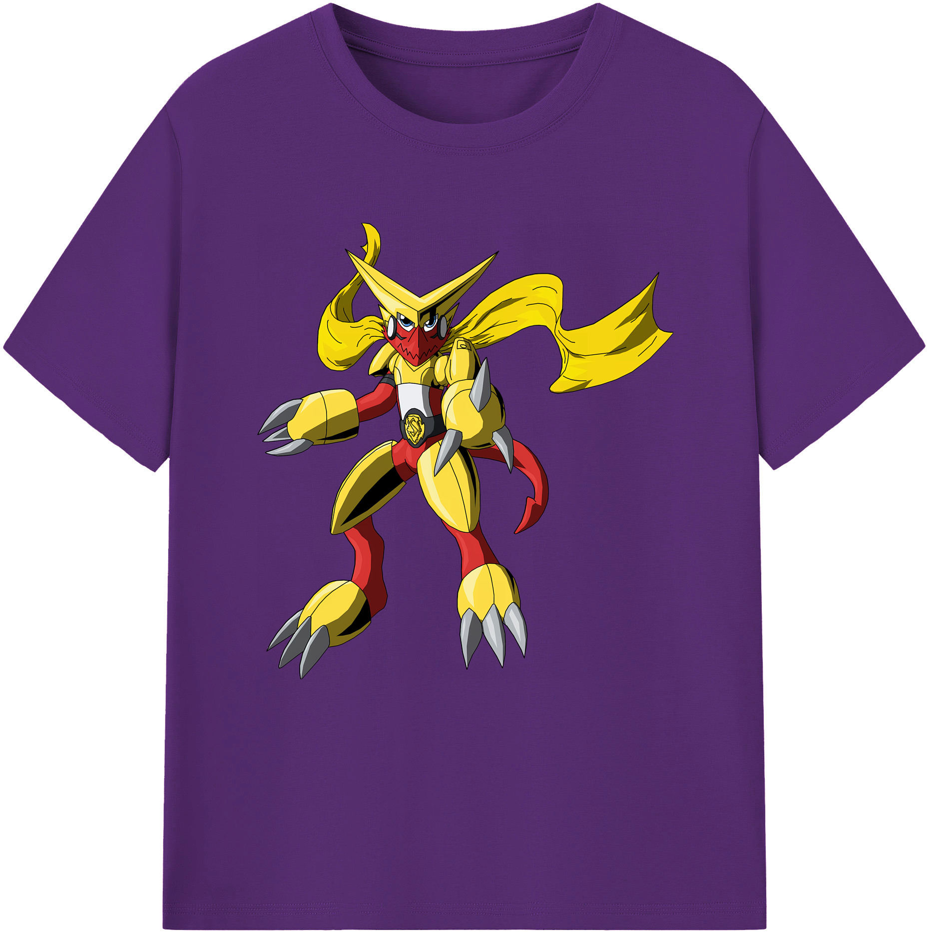 （画像用） Digimon デジタルモンスター/デジモン 綿100％半袖Tシャツ（フロントプリント）