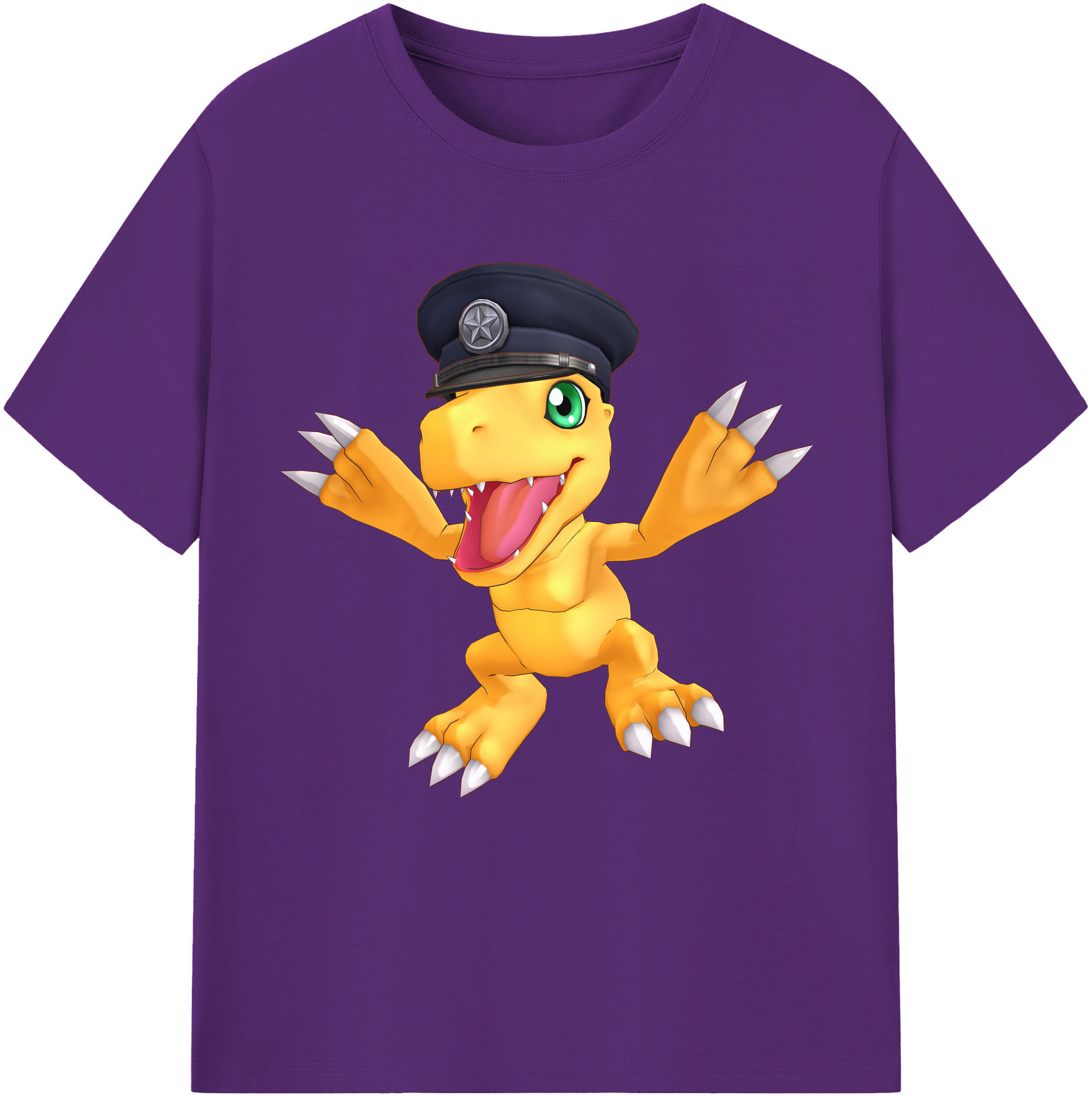 （画像用） Digimon デジタルモンスター/デジモン 綿100％半袖Tシャツ（フロントプリント）