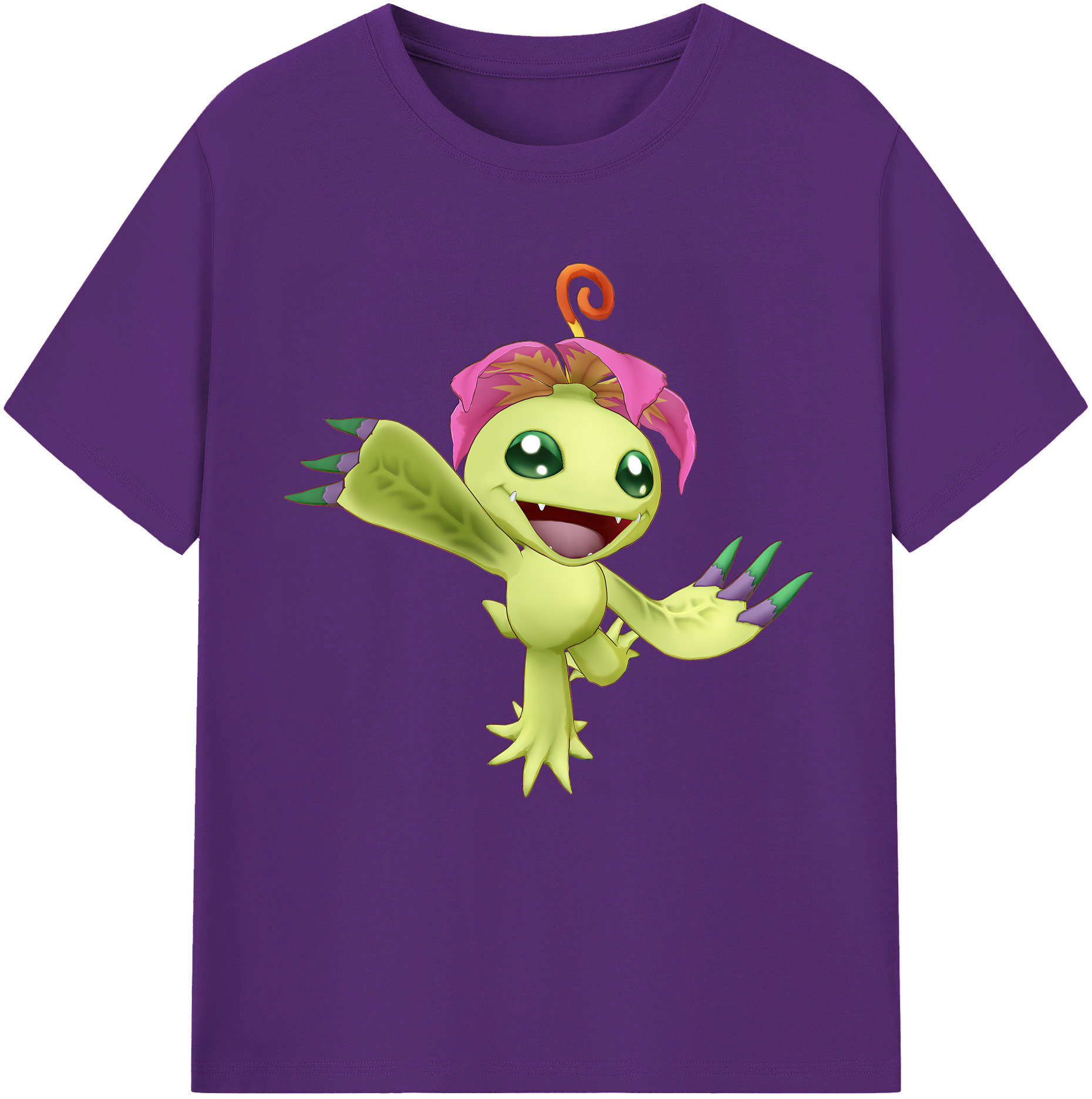 （画像用） Digimon デジタルモンスター/デジモン 綿100％半袖Tシャツ（フロントプリント）