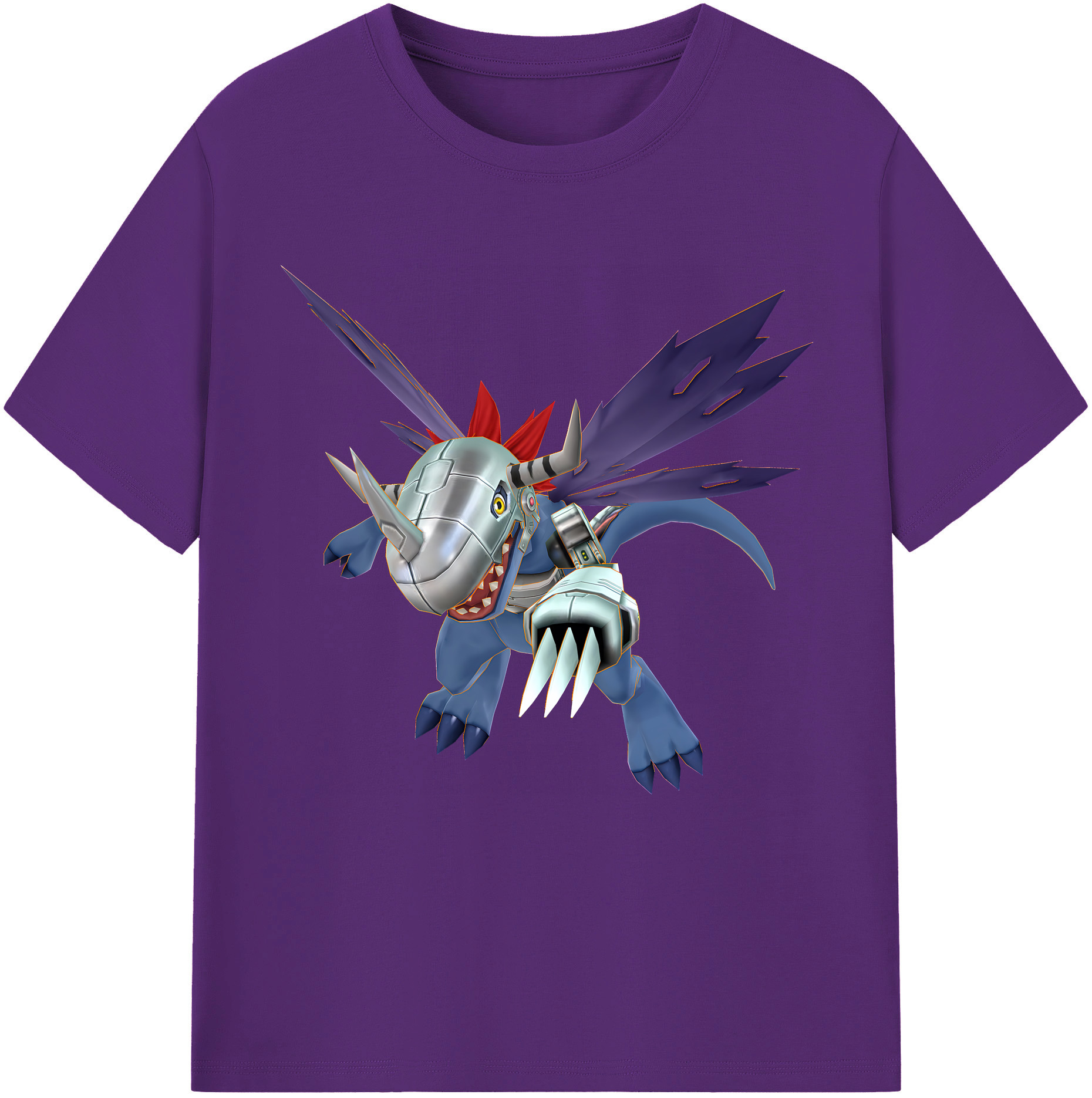 （画像用） Digimon デジタルモンスター/デジモン 綿100％半袖Tシャツ（フロントプリント）