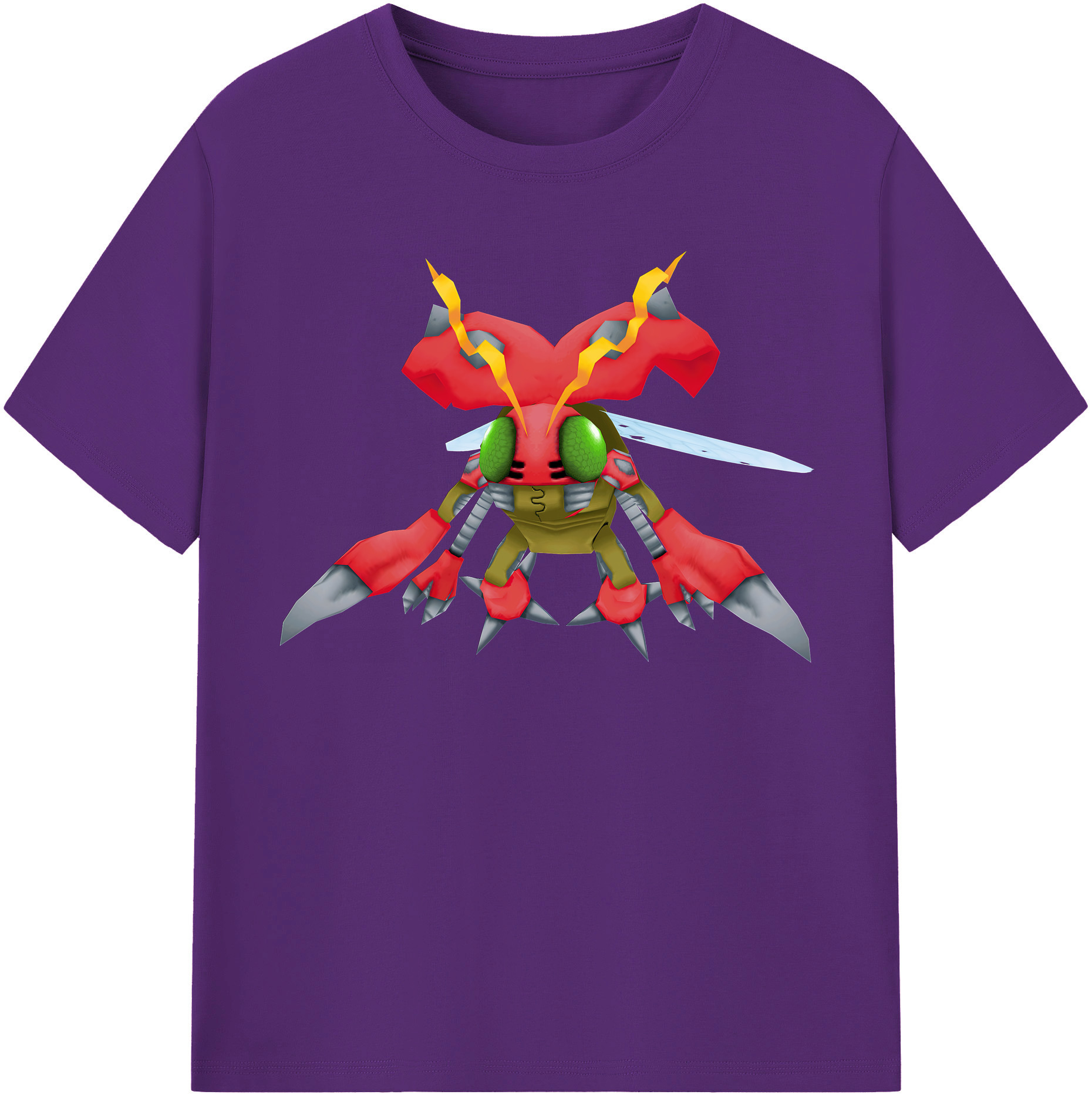 （画像用） Digimon デジタルモンスター/デジモン 綿100％半袖Tシャツ（フロントプリント）