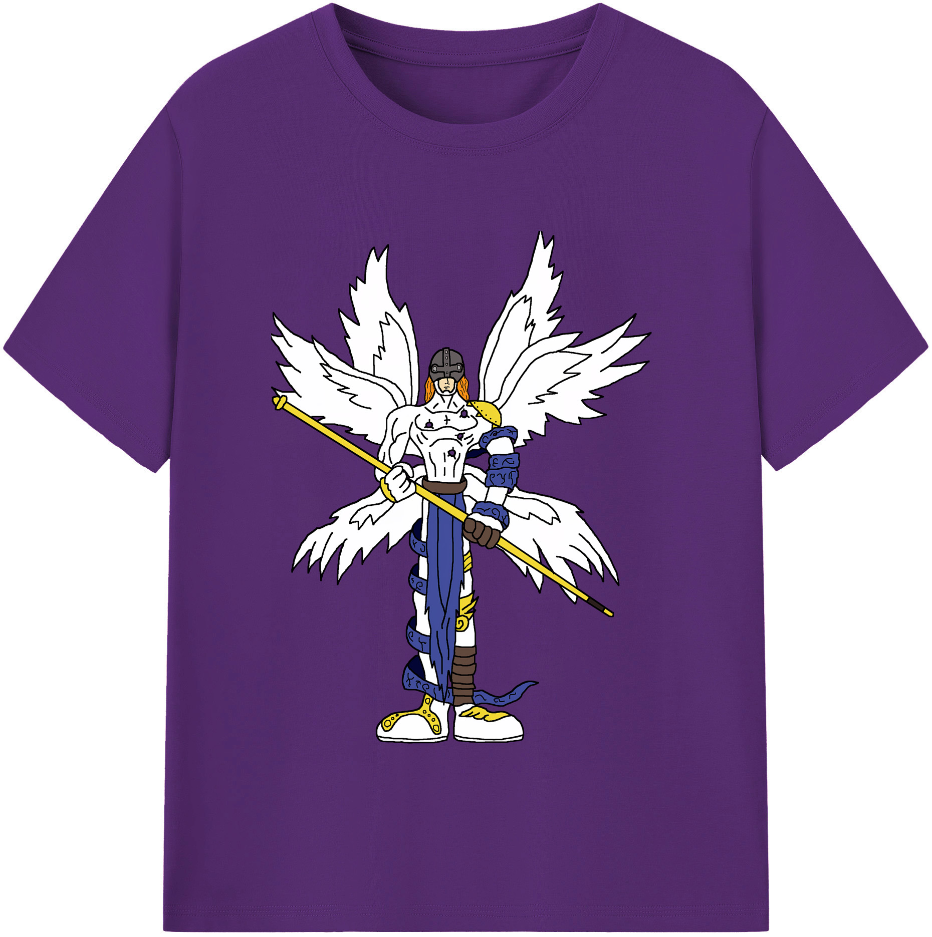 （画像用） Digimon デジタルモンスター/デジモン 綿100％半袖Tシャツ（フロントプリント）