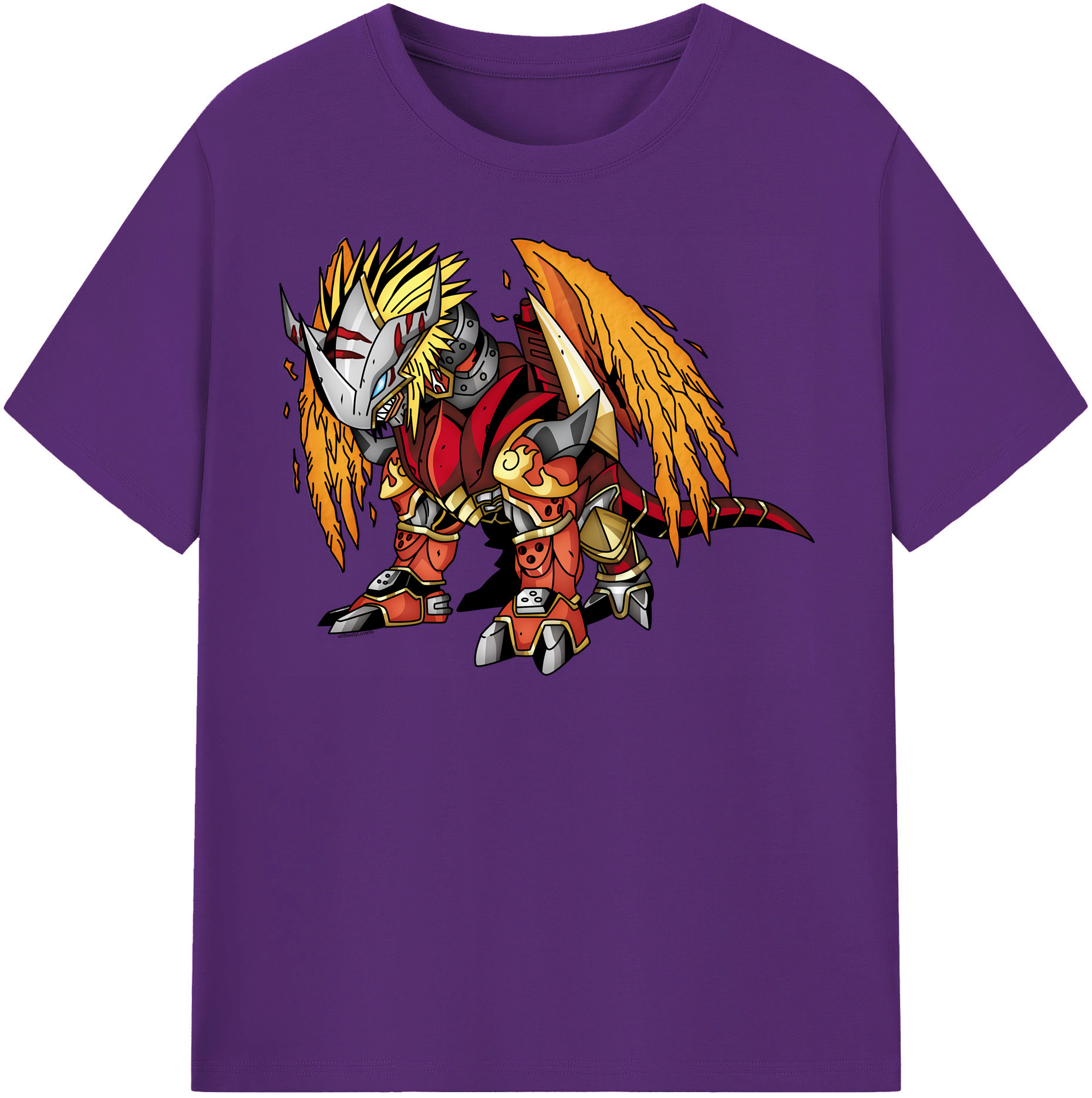 （画像用） Digimon デジタルモンスター/デジモン 綿100％半袖Tシャツ（フロントプリント）