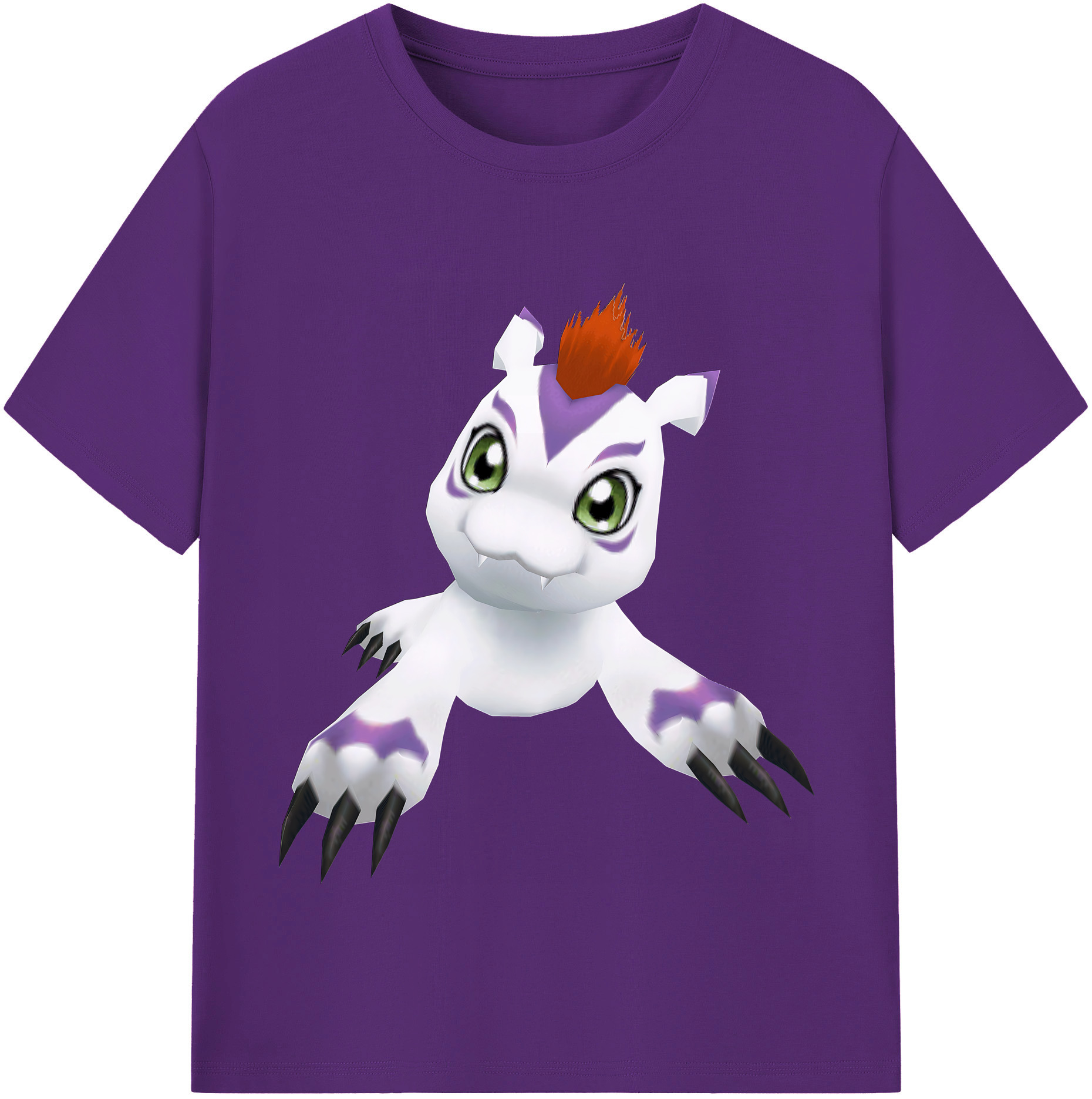 （画像用） Digimon デジタルモンスター/デジモン 綿100％半袖Tシャツ（フロントプリント）