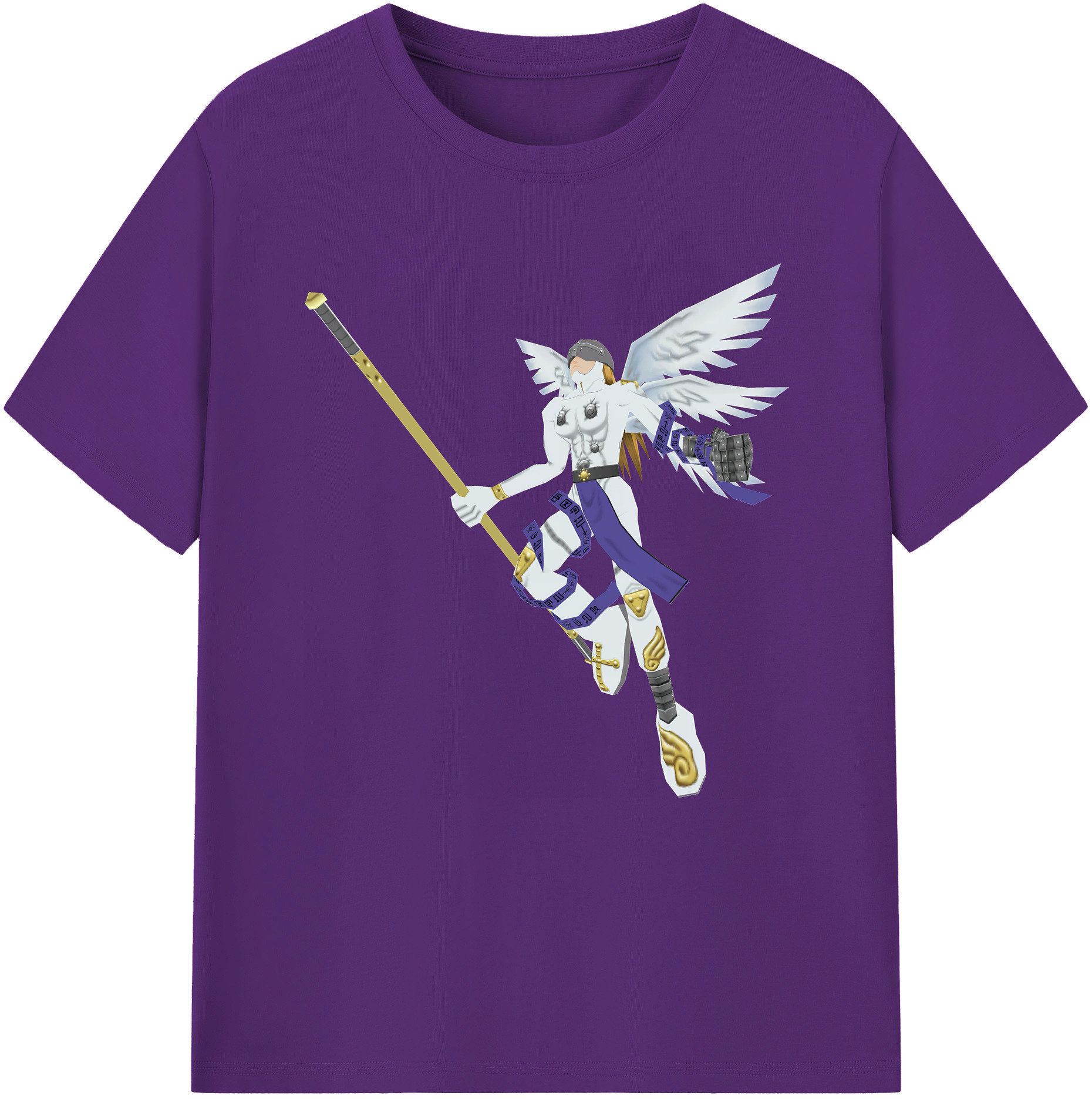 （画像用） Digimon デジタルモンスター/デジモン 綿100％半袖Tシャツ（フロントプリント）