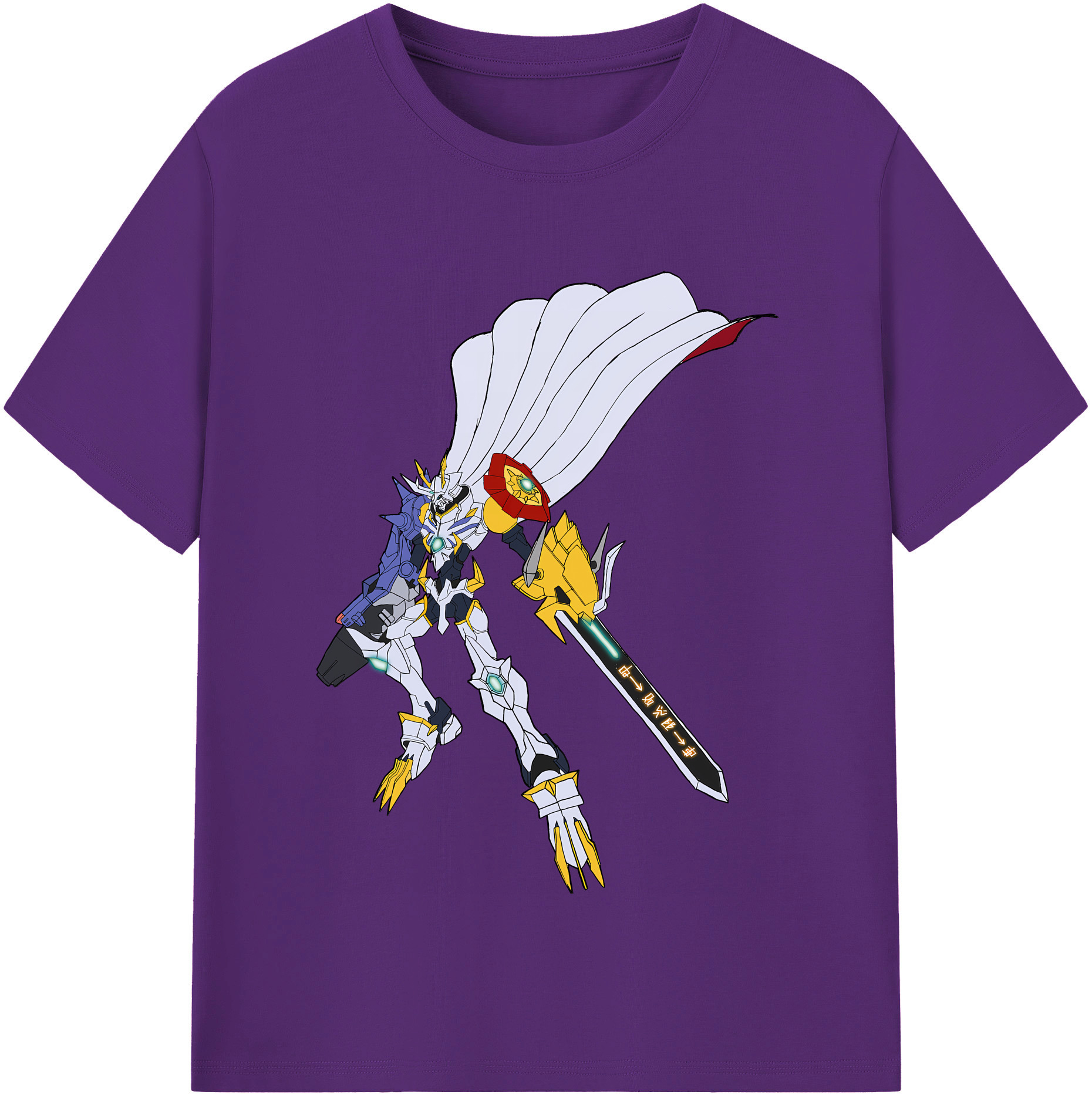 （画像用） Digimon デジタルモンスター/デジモン 綿100％半袖Tシャツ（フロントプリント）