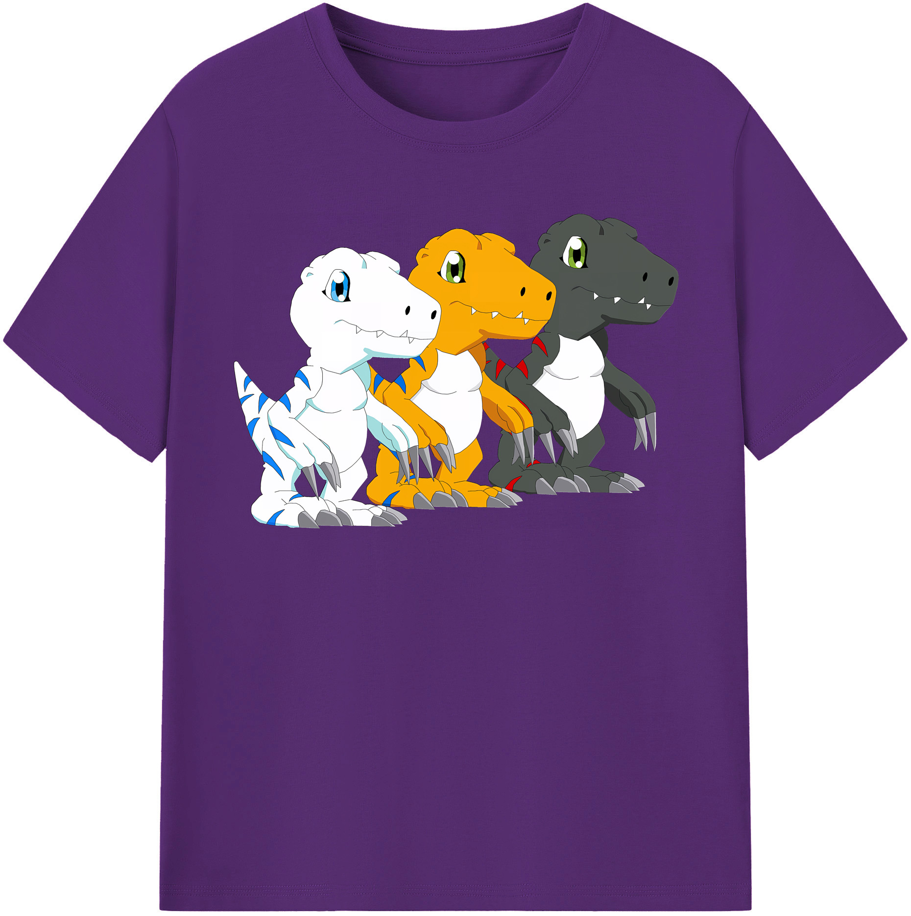 （画像用） Digimon デジタルモンスター/デジモン 綿100％半袖Tシャツ（フロントプリント）