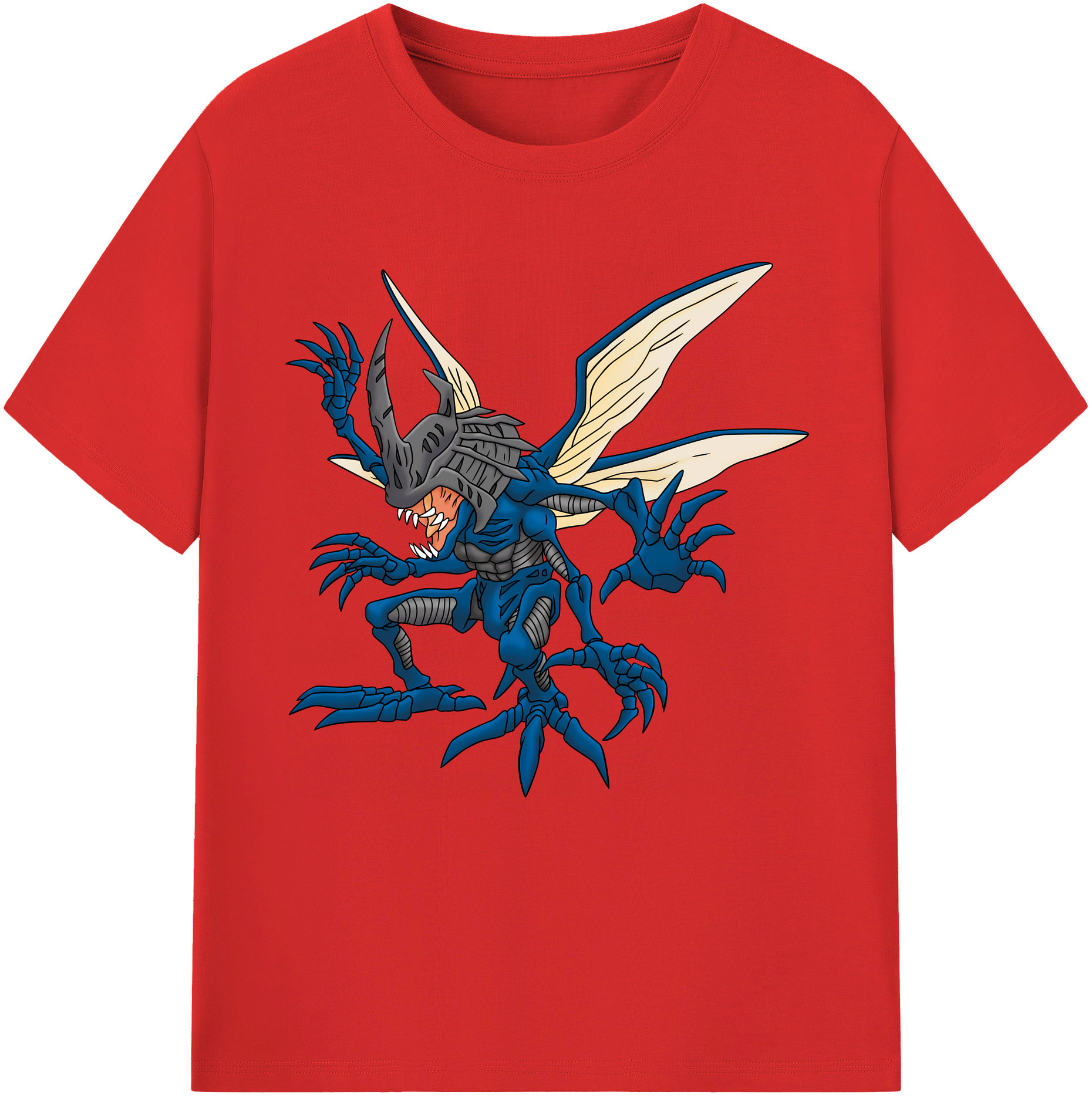 （画像用） Digimon デジタルモンスター/デジモン 綿100％半袖Tシャツ（フロントプリント）