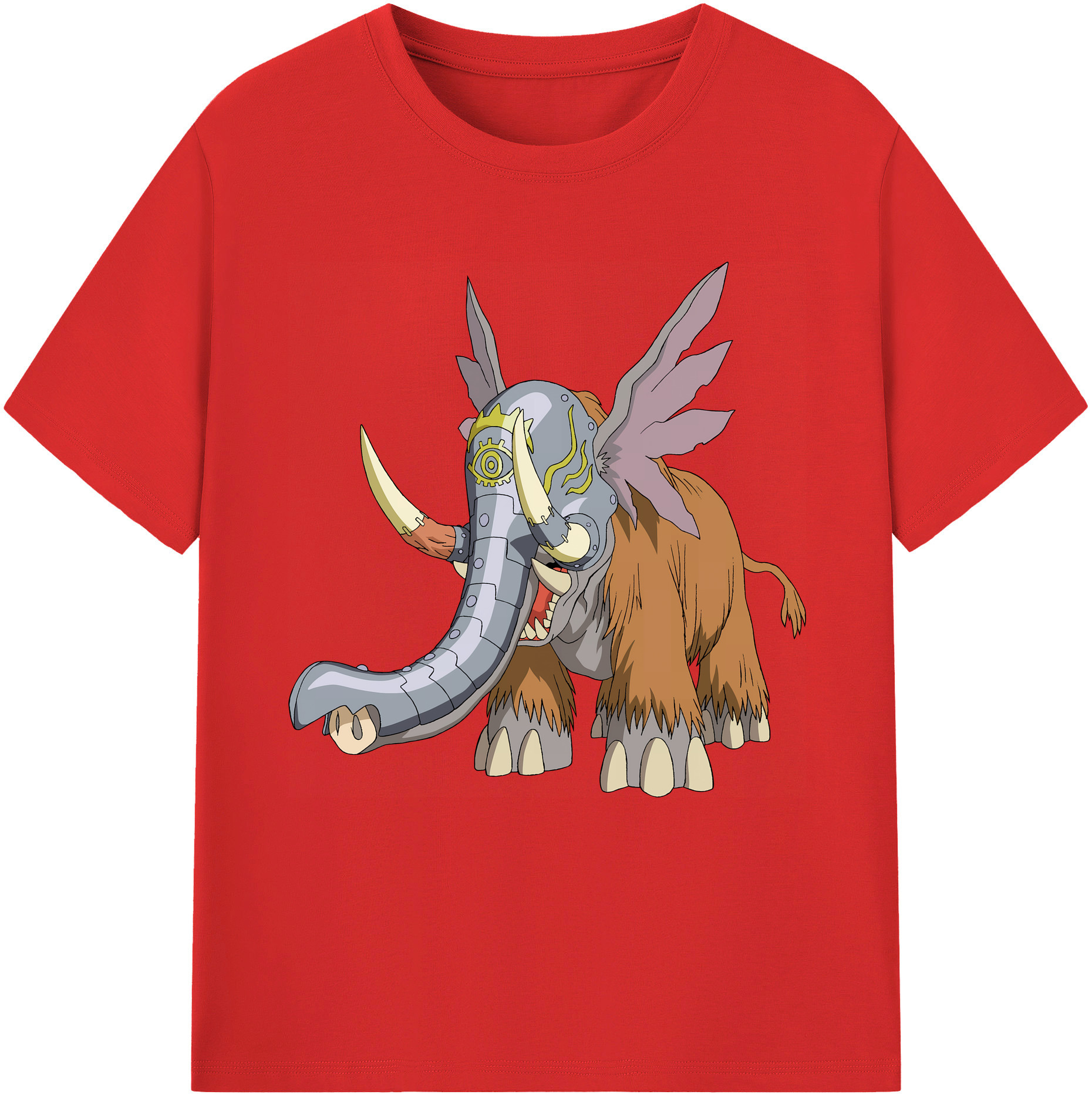 （画像用） Digimon デジタルモンスター/デジモン 綿100％半袖Tシャツ（フロントプリント）