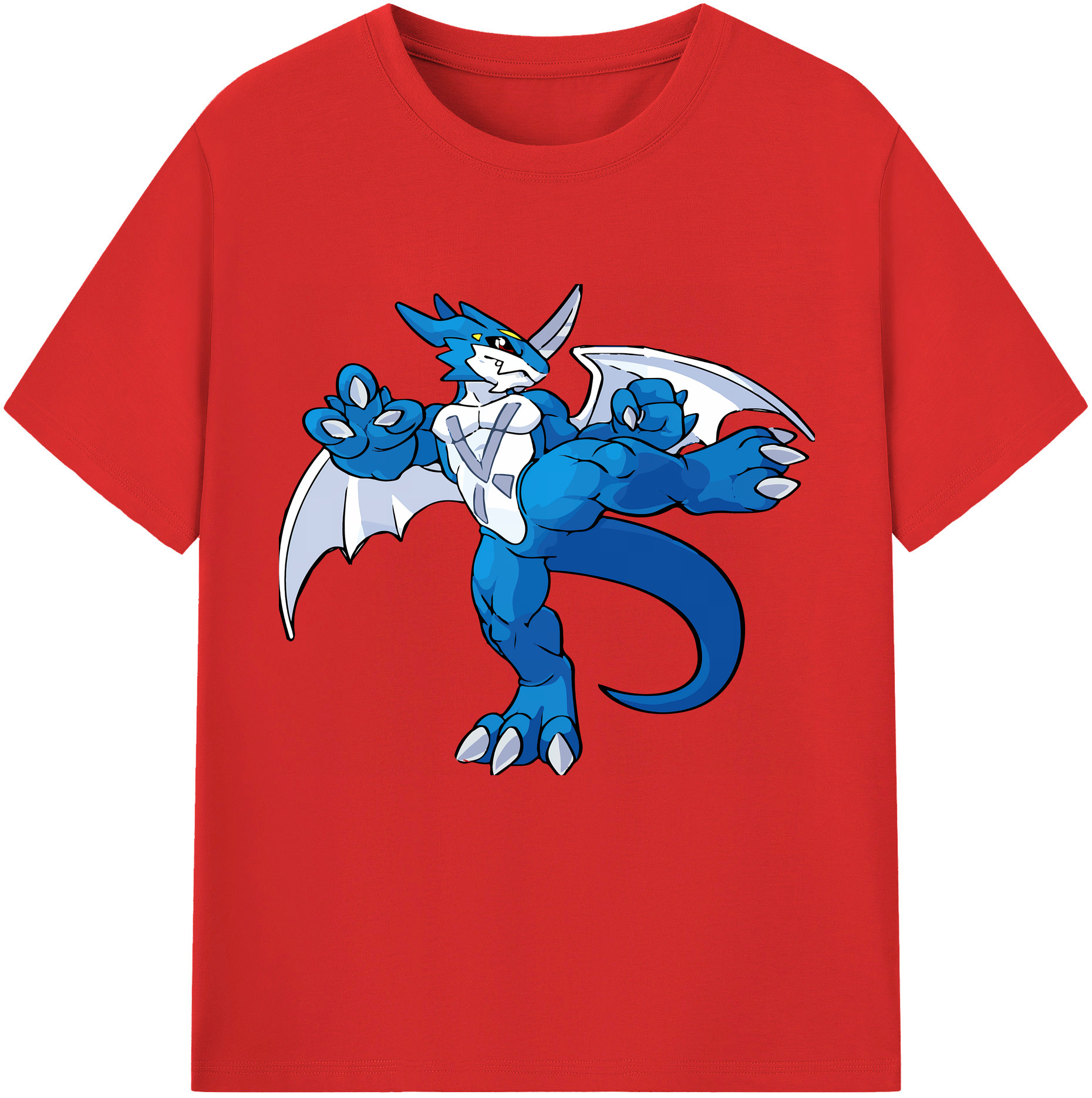 （画像用） Digimon デジタルモンスター/デジモン 綿100％半袖Tシャツ（フロントプリント）
