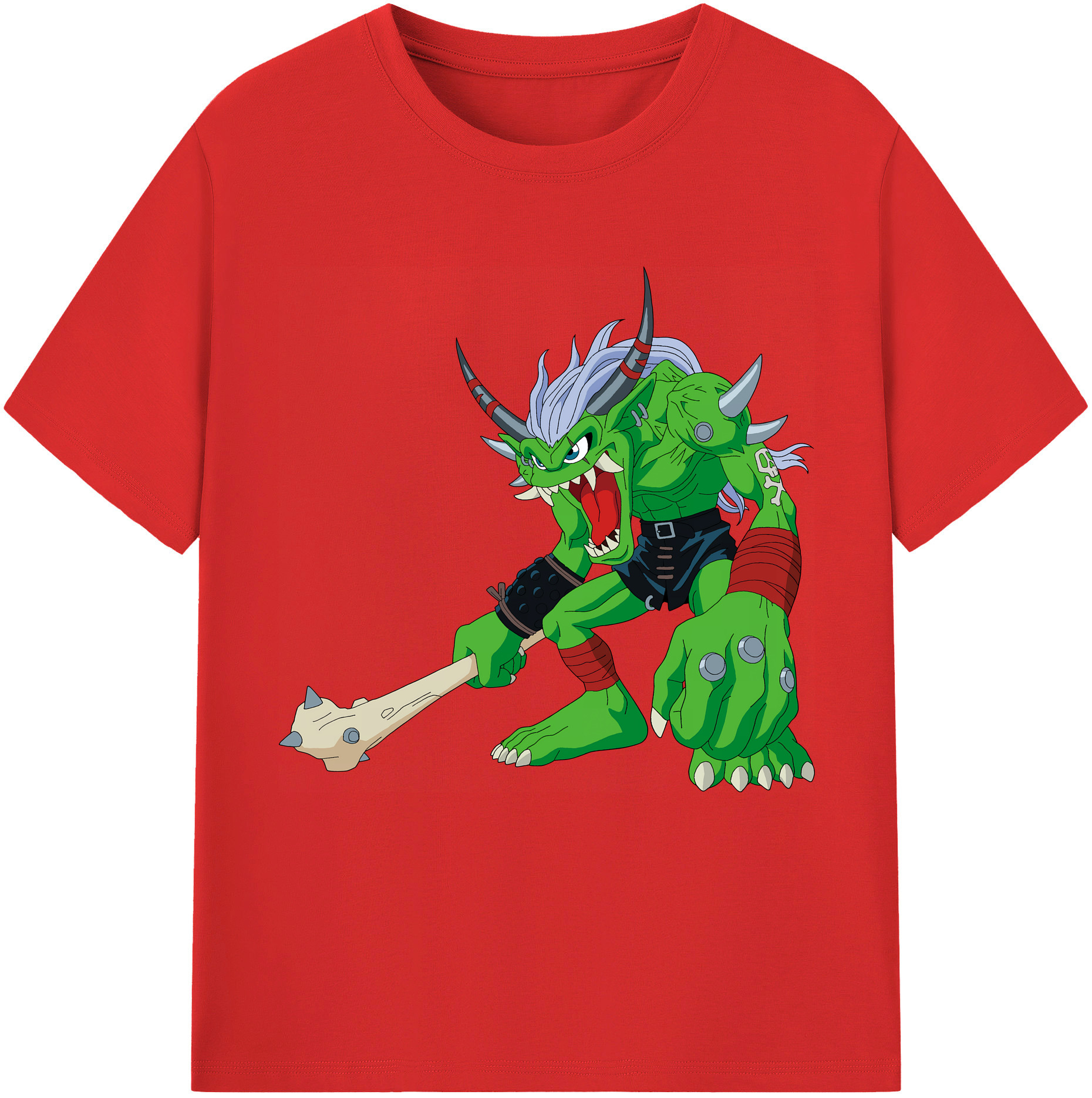 （画像用） Digimon デジタルモンスター/デジモン 綿100％半袖Tシャツ（フロントプリント）