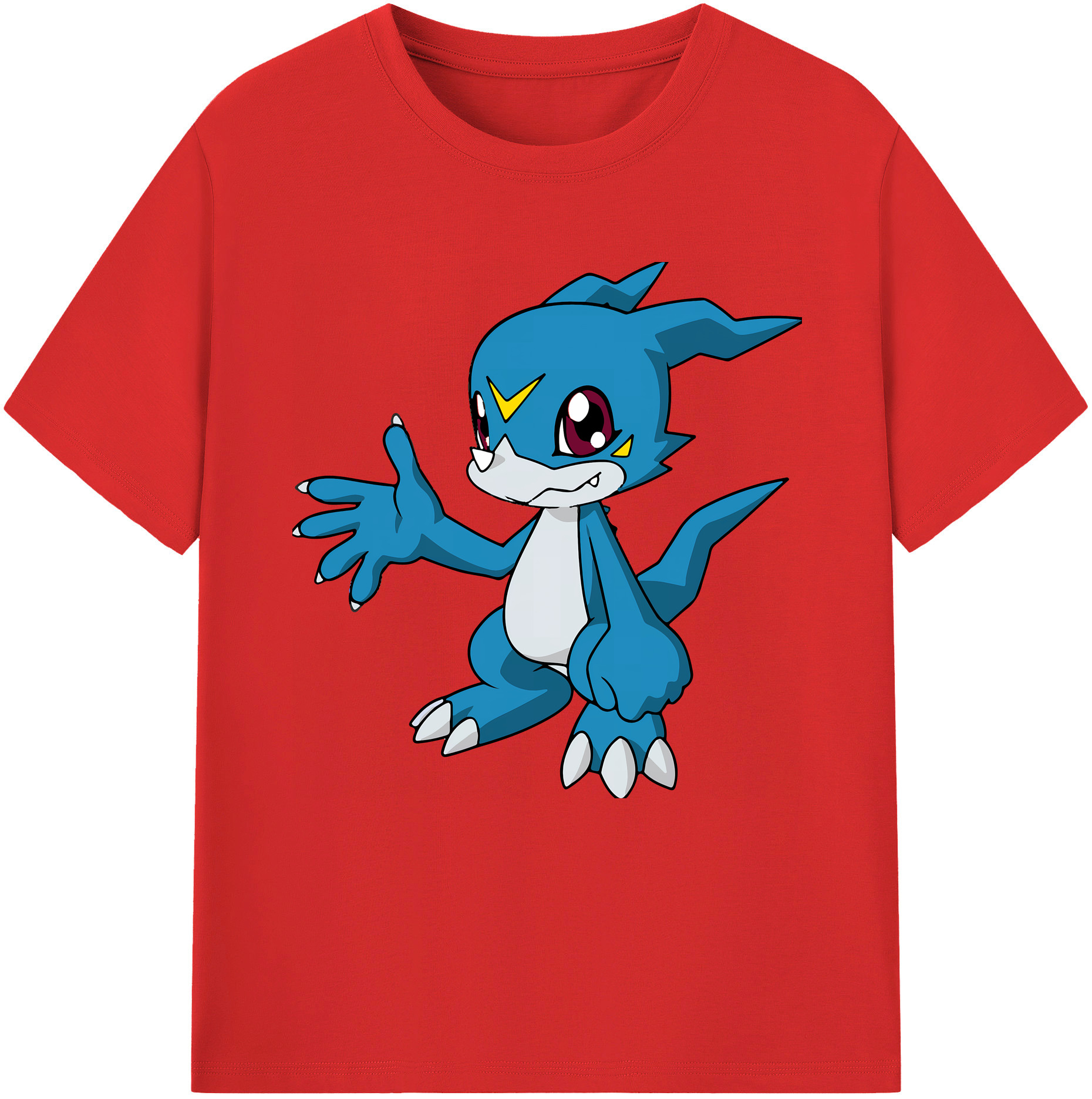 （画像用） Digimon デジタルモンスター/デジモン 綿100％半袖Tシャツ（フロントプリント）