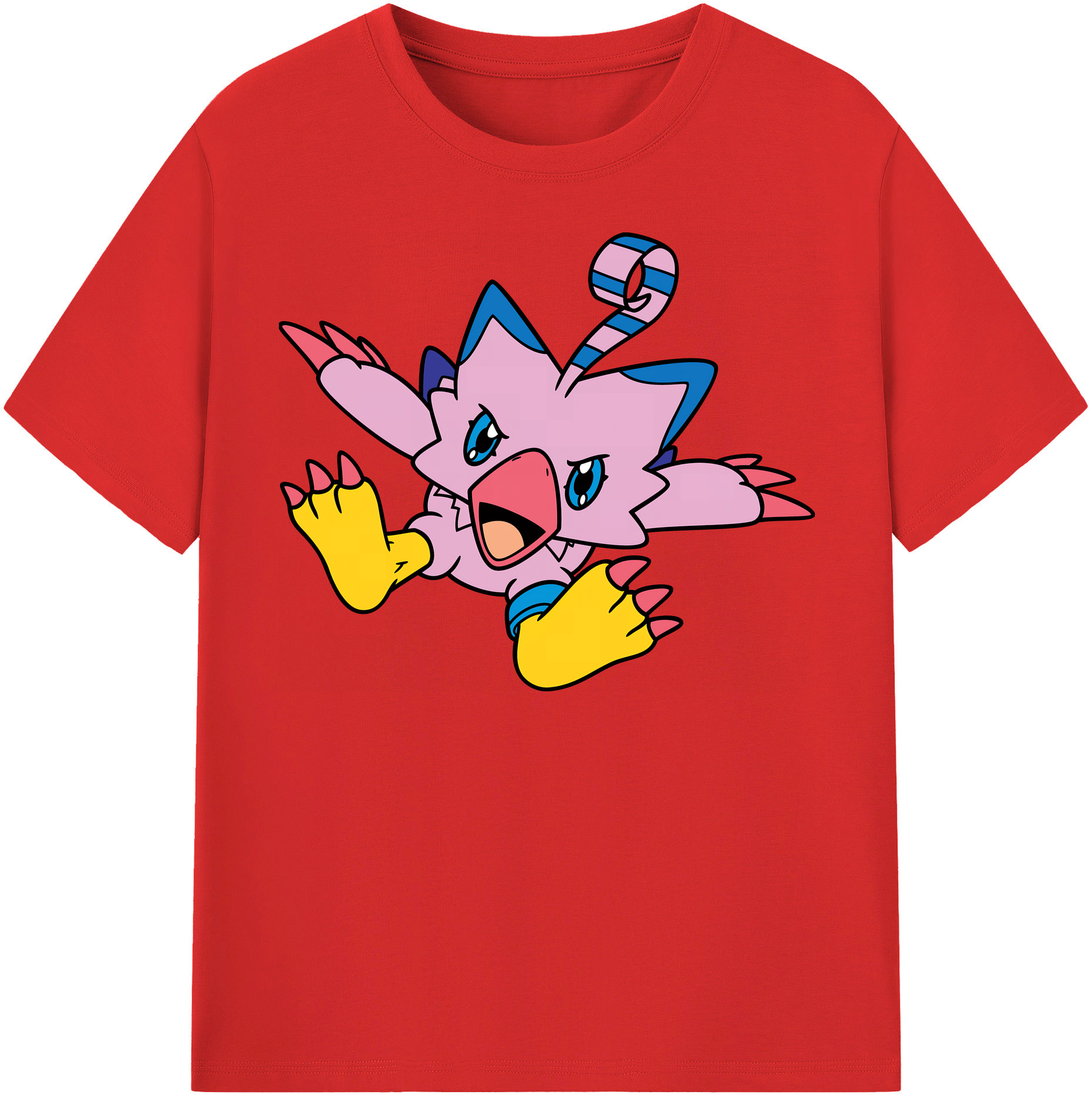 （画像用） Digimon デジタルモンスター/デジモン 綿100％半袖Tシャツ（フロントプリント）