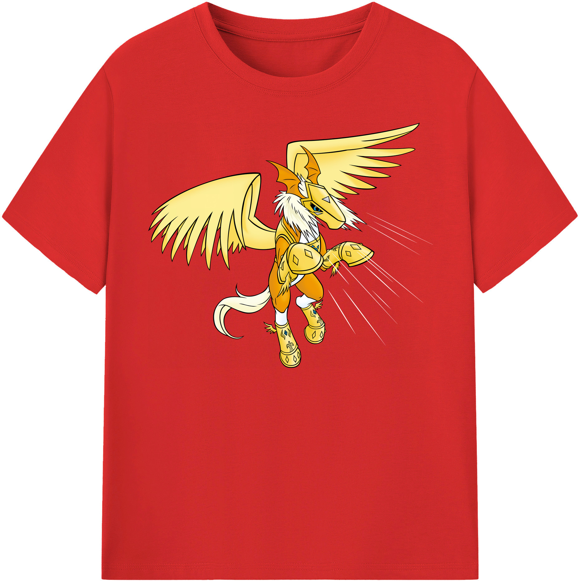 （画像用） Digimon デジタルモンスター/デジモン 綿100％半袖Tシャツ（フロントプリント）