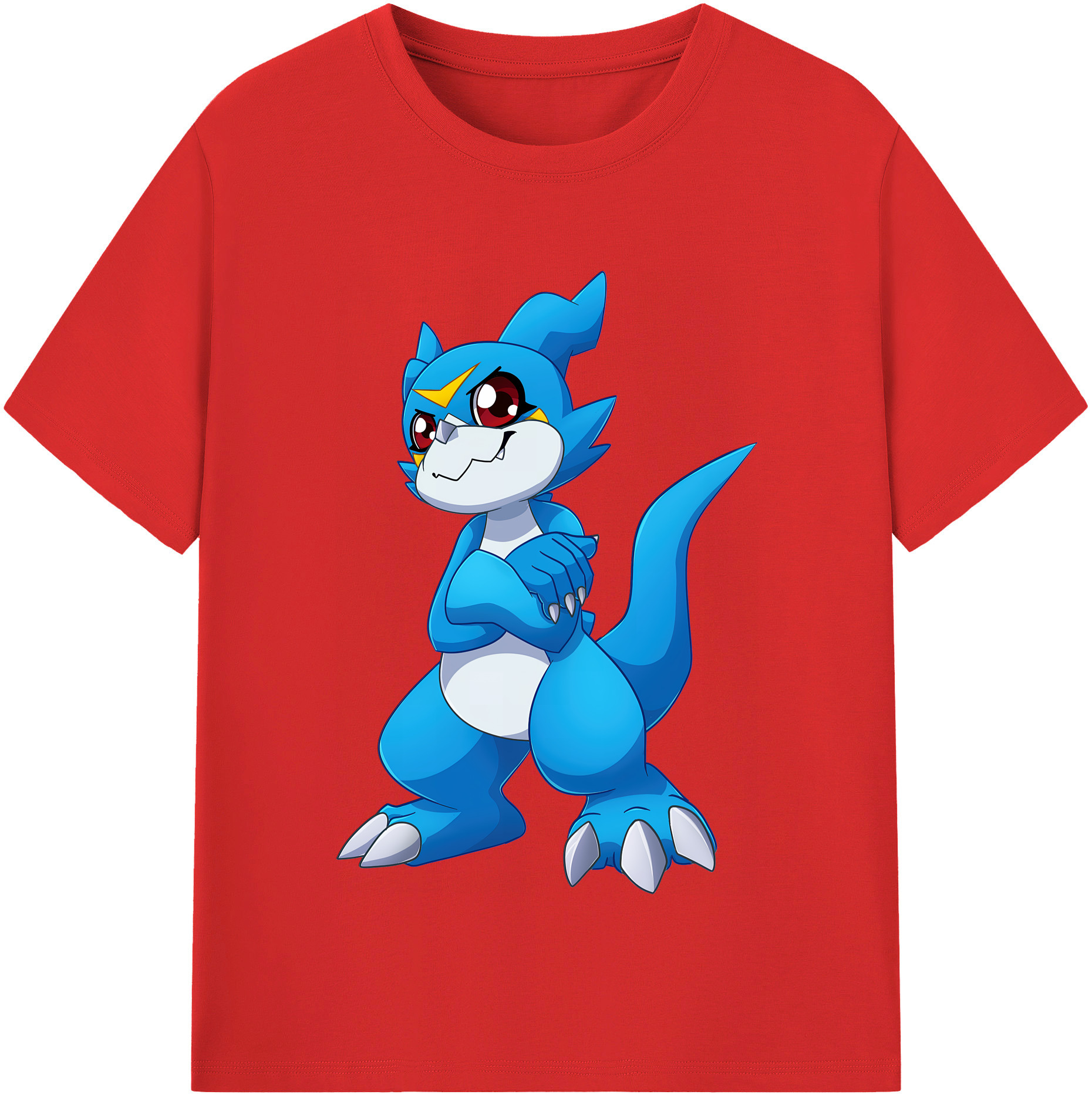 （画像用） Digimon デジタルモンスター/デジモン 綿100％半袖Tシャツ（フロントプリント）