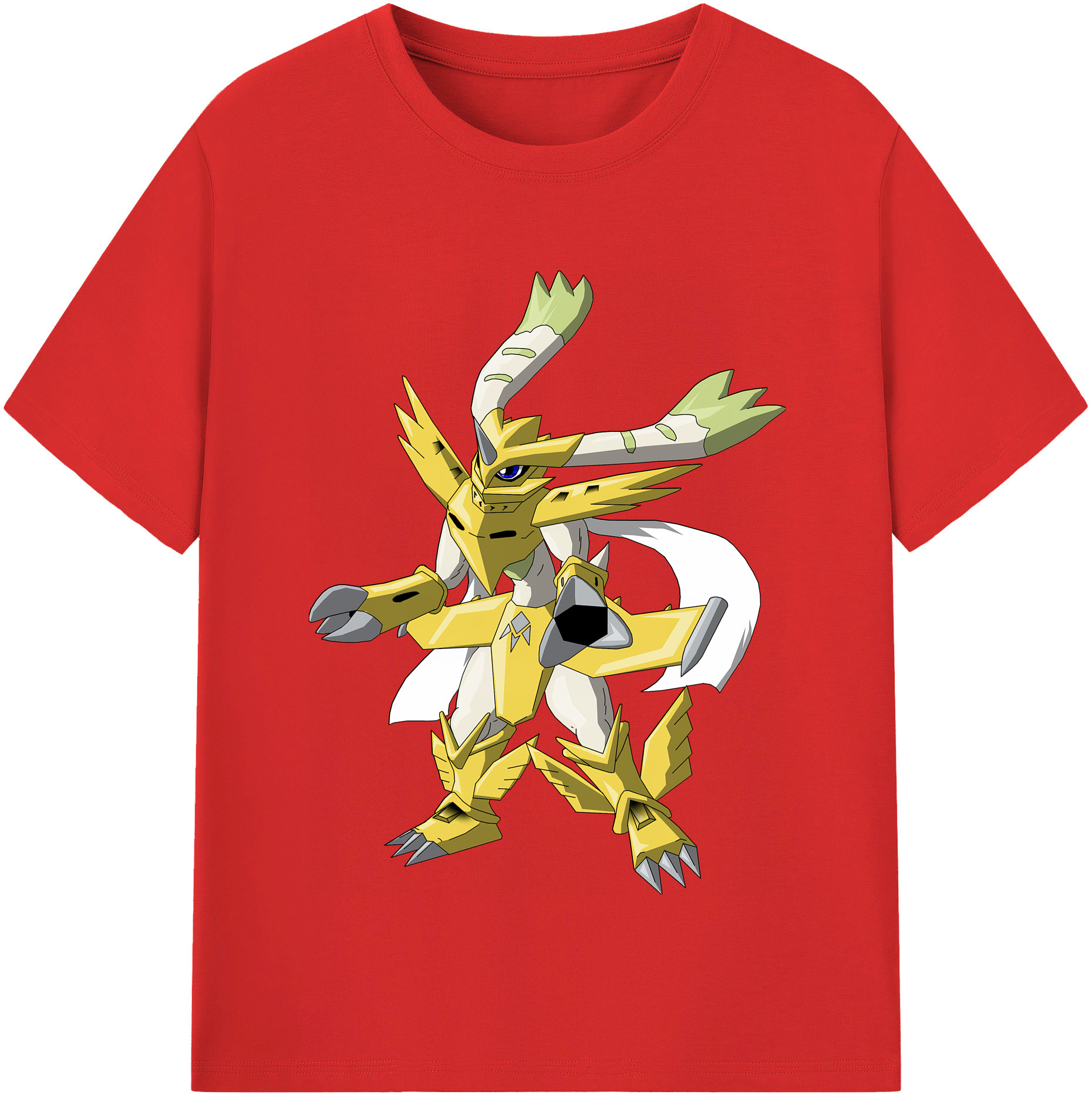 （画像用） Digimon デジタルモンスター/デジモン 綿100％半袖Tシャツ（フロントプリント）