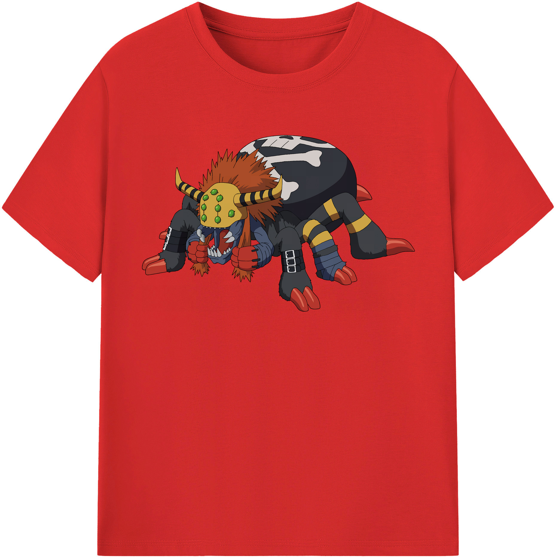 （画像用） Digimon デジタルモンスター/デジモン 綿100％半袖Tシャツ（フロントプリント）