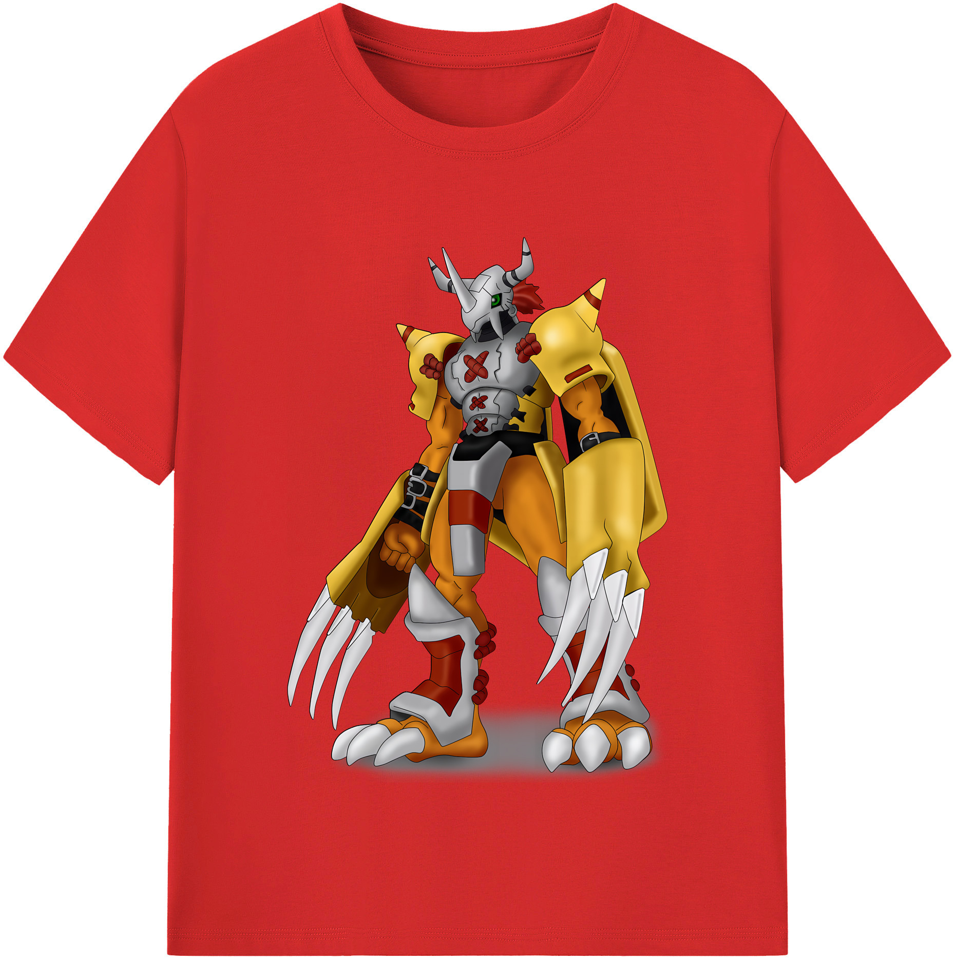 （画像用） Digimon デジタルモンスター/デジモン 綿100％半袖Tシャツ（フロントプリント）