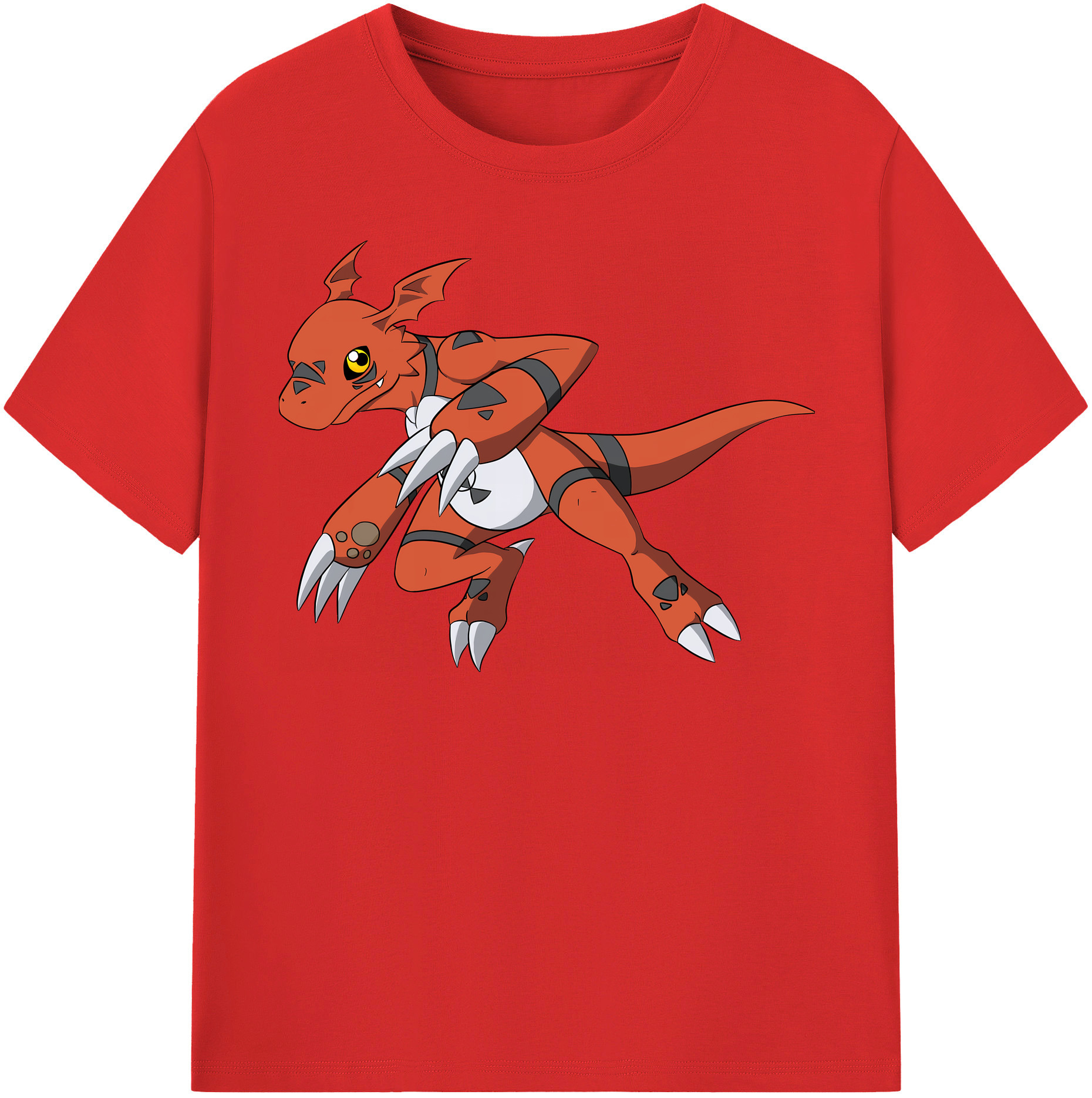 （画像用） Digimon デジタルモンスター/デジモン 綿100％半袖Tシャツ（フロントプリント）