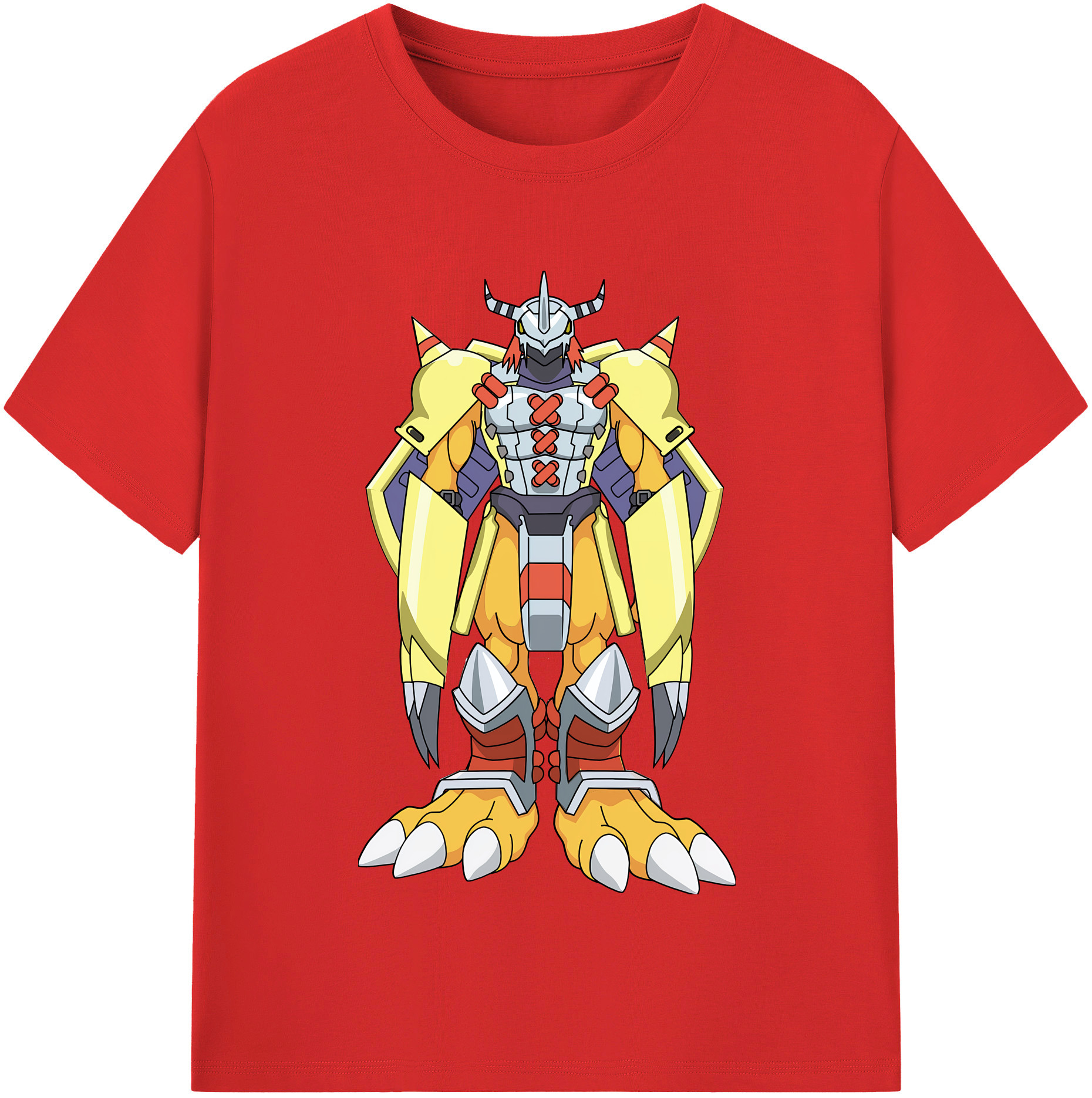 （画像用） Digimon デジタルモンスター/デジモン 綿100％半袖Tシャツ（フロントプリント）