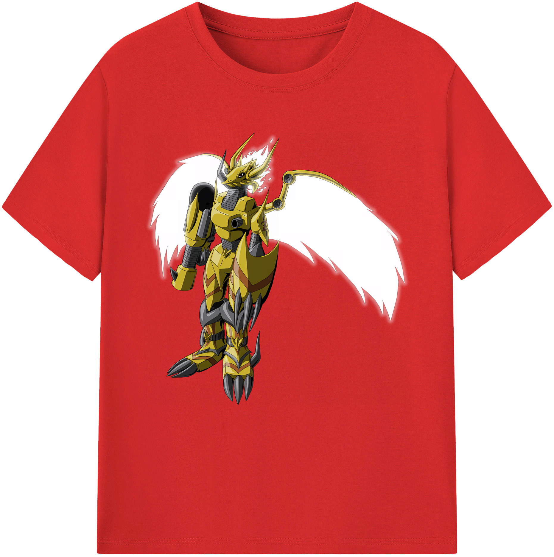 （画像用） Digimon デジタルモンスター/デジモン 綿100％半袖Tシャツ（フロントプリント）