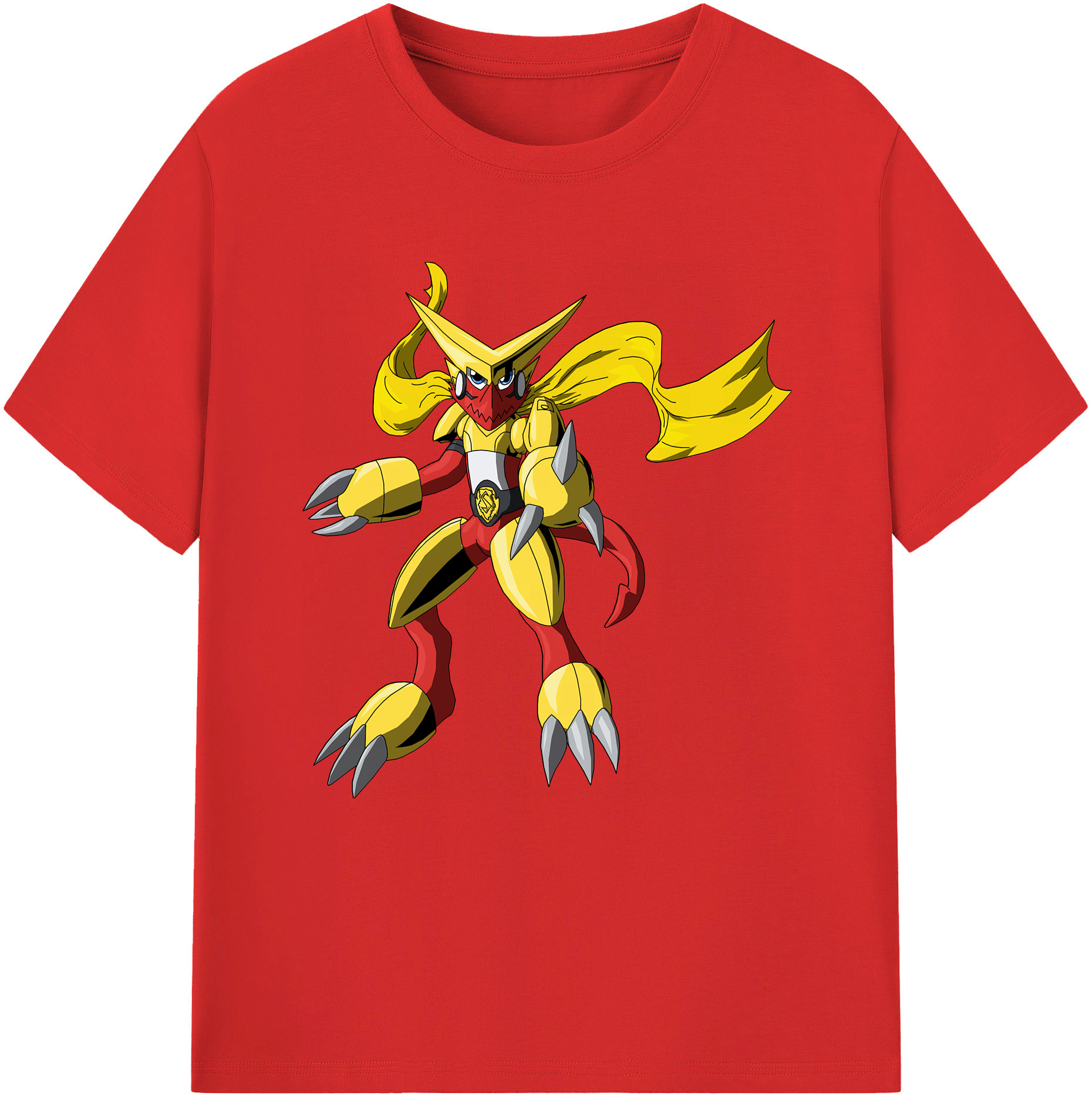 （画像用） Digimon デジタルモンスター/デジモン 綿100％半袖Tシャツ（フロントプリント）