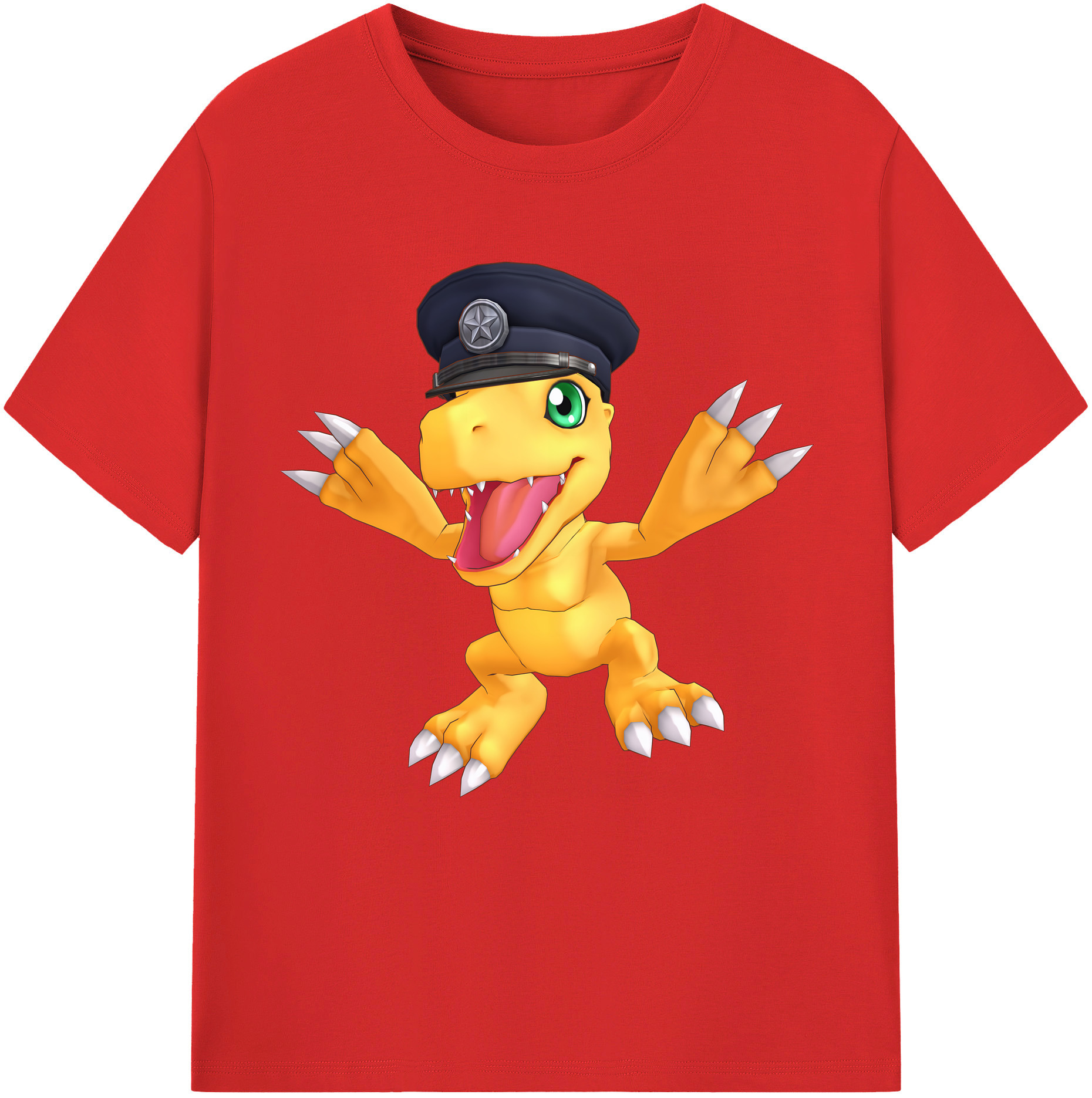 （画像用） Digimon デジタルモンスター/デジモン 綿100％半袖Tシャツ（フロントプリント）