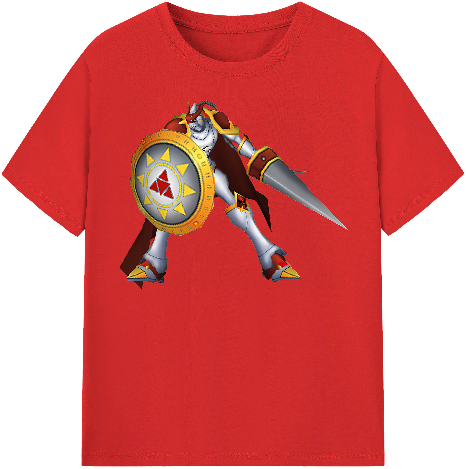 （画像用） Digimon デジタルモンスター/デジモン 綿100％半袖Tシャツ（フロントプリント）