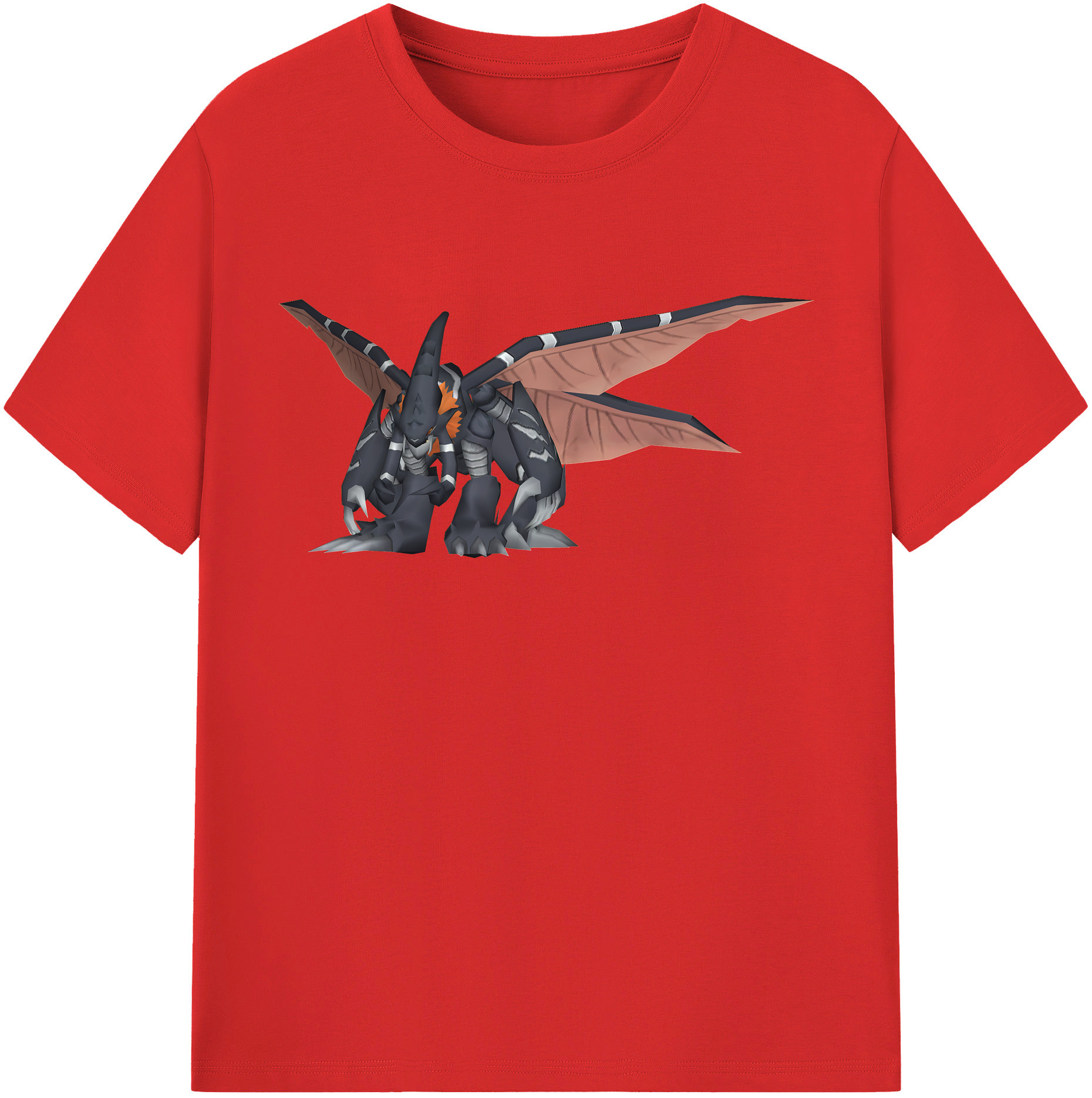 （画像用） Digimon デジタルモンスター/デジモン 綿100％半袖Tシャツ（フロントプリント）