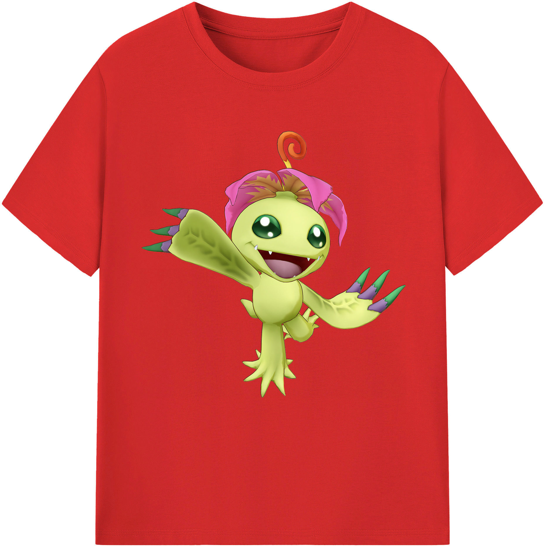 （画像用） Digimon デジタルモンスター/デジモン 綿100％半袖Tシャツ（フロントプリント）