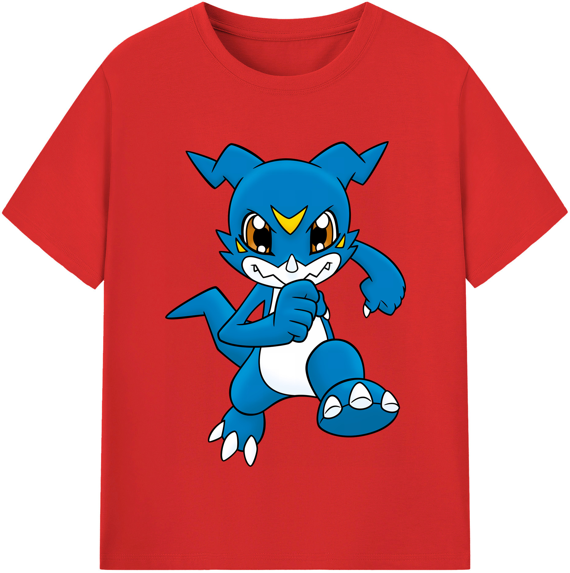 （画像用） Digimon デジタルモンスター/デジモン 綿100％半袖Tシャツ（フロントプリント）