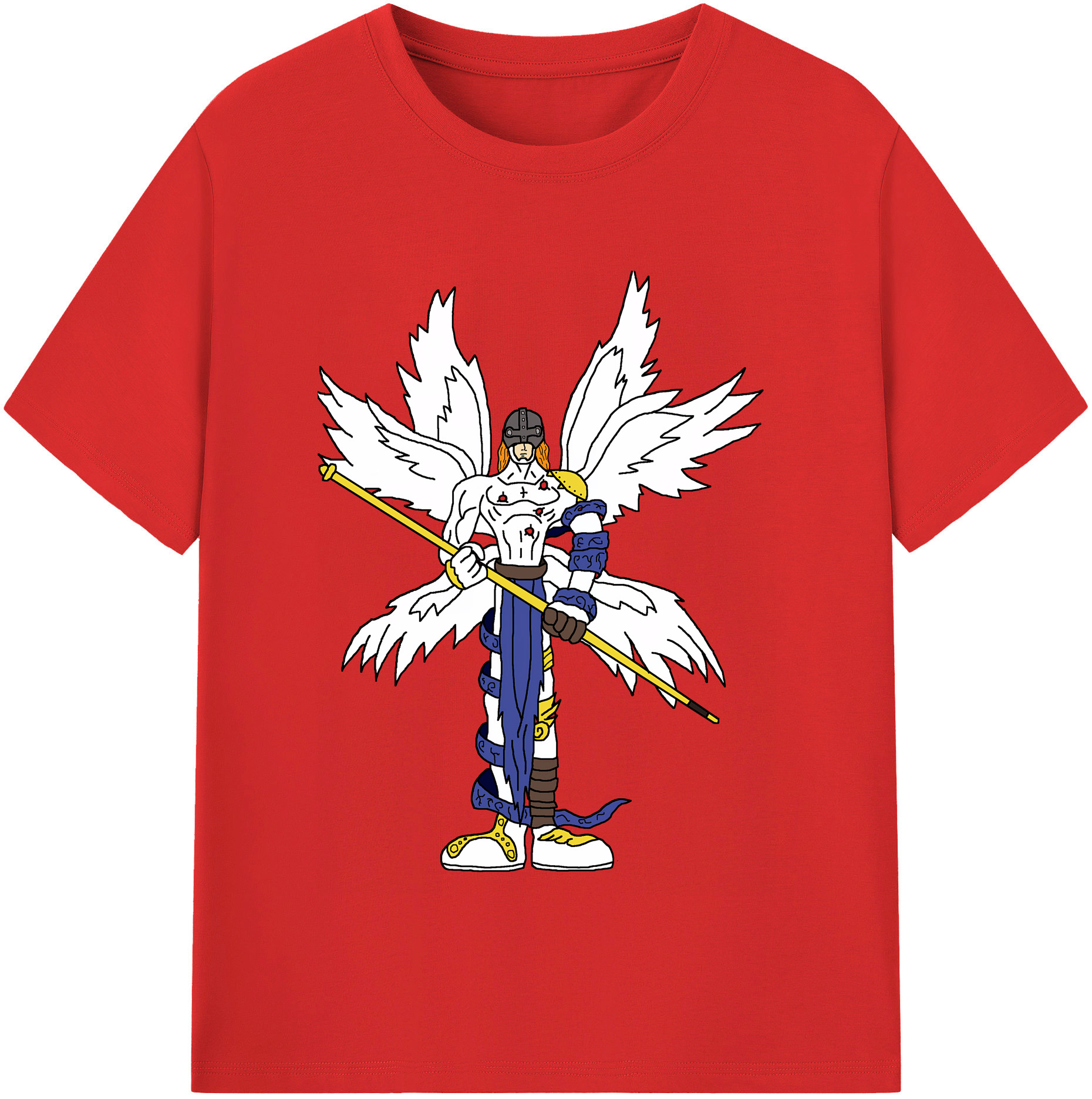 （画像用） Digimon デジタルモンスター/デジモン 綿100％半袖Tシャツ（フロントプリント）