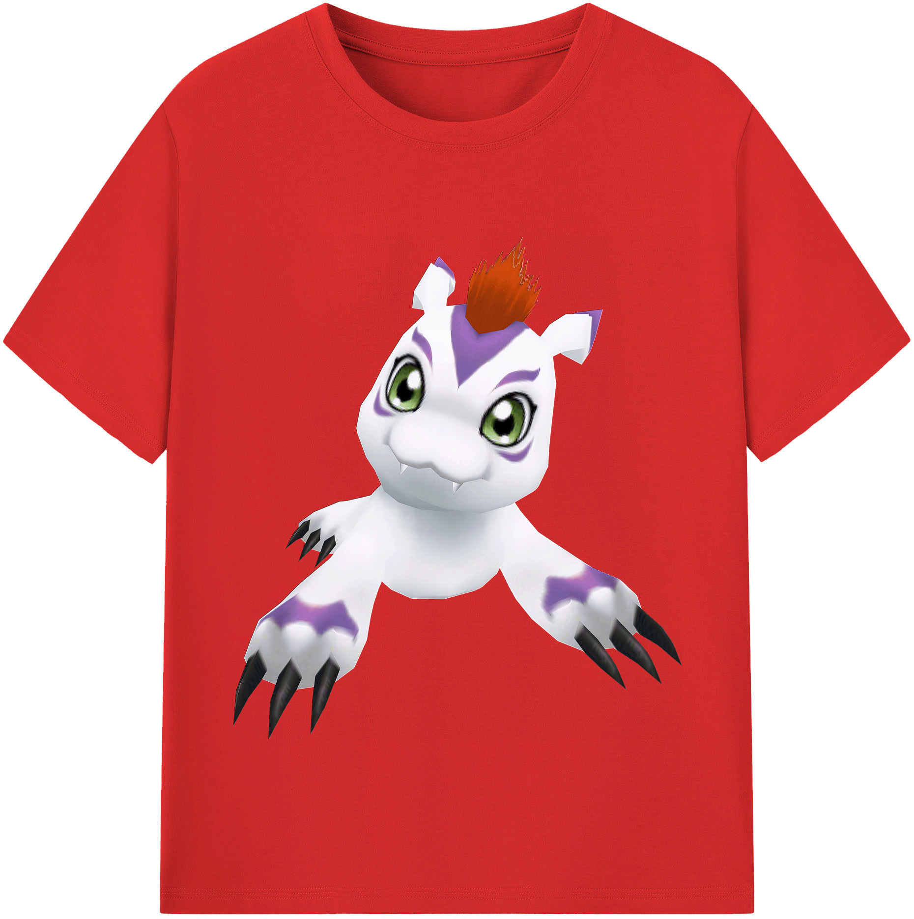 （画像用） Digimon デジタルモンスター/デジモン 綿100％半袖Tシャツ（フロントプリント）