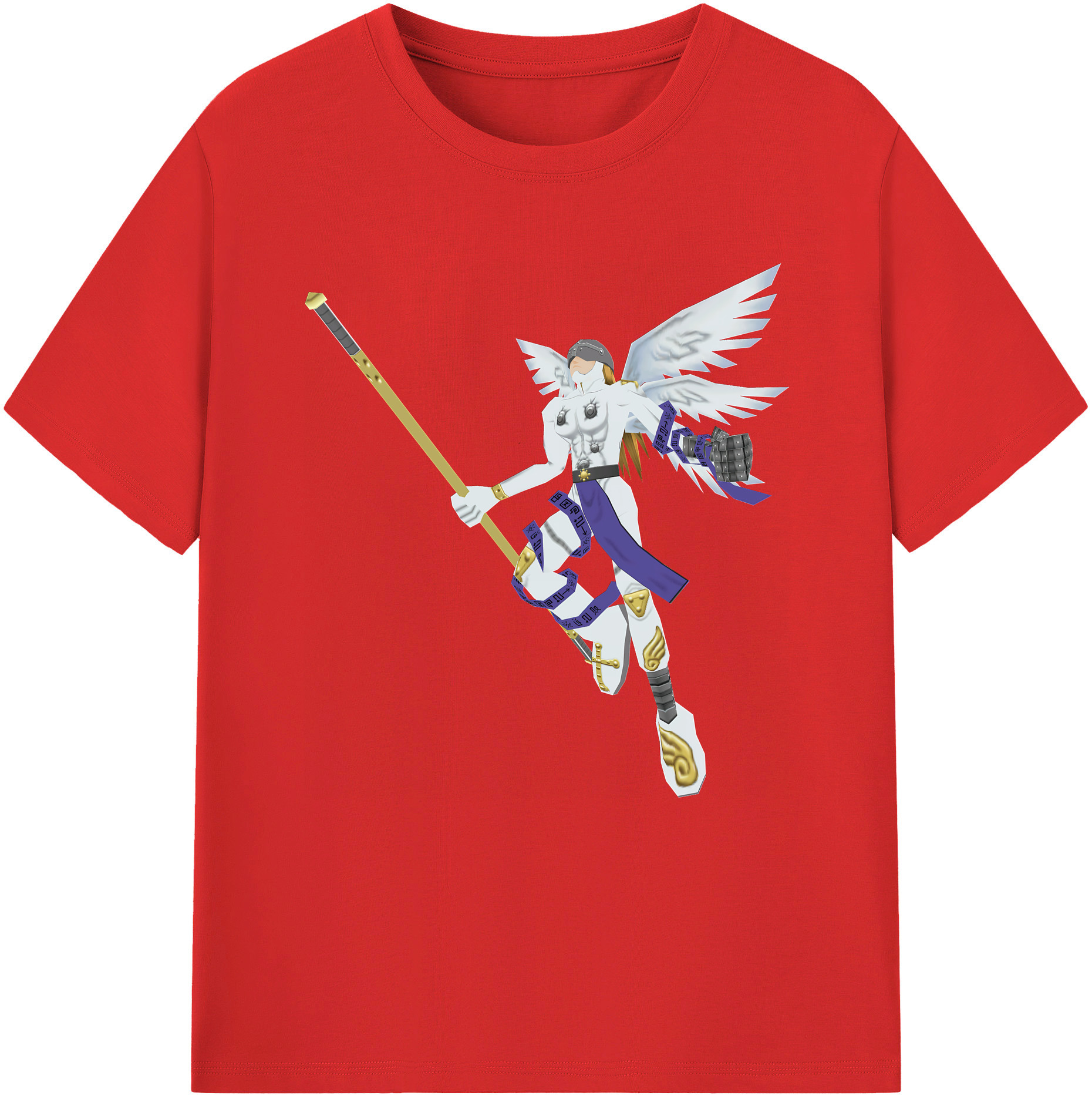 （画像用） Digimon デジタルモンスター/デジモン 綿100％半袖Tシャツ（フロントプリント）