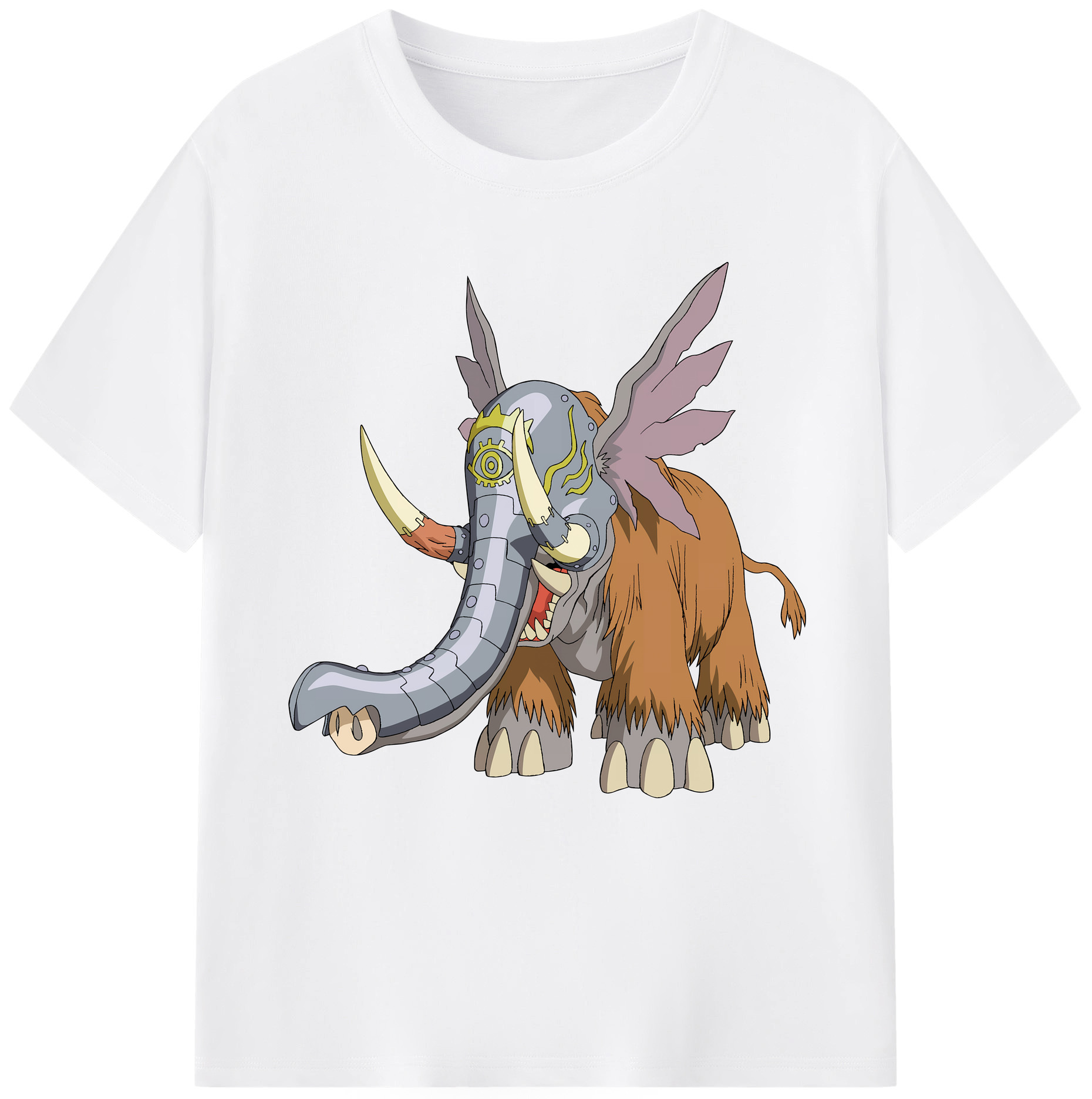 （画像用） Digimon デジタルモンスター/デジモン 綿100％半袖Tシャツ（フロントプリント）