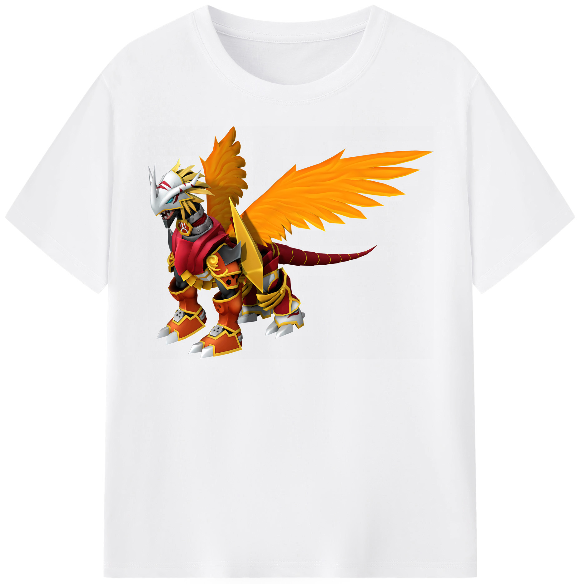 （画像用） Digimon デジタルモンスター/デジモン 綿100％半袖Tシャツ（フロントプリント）