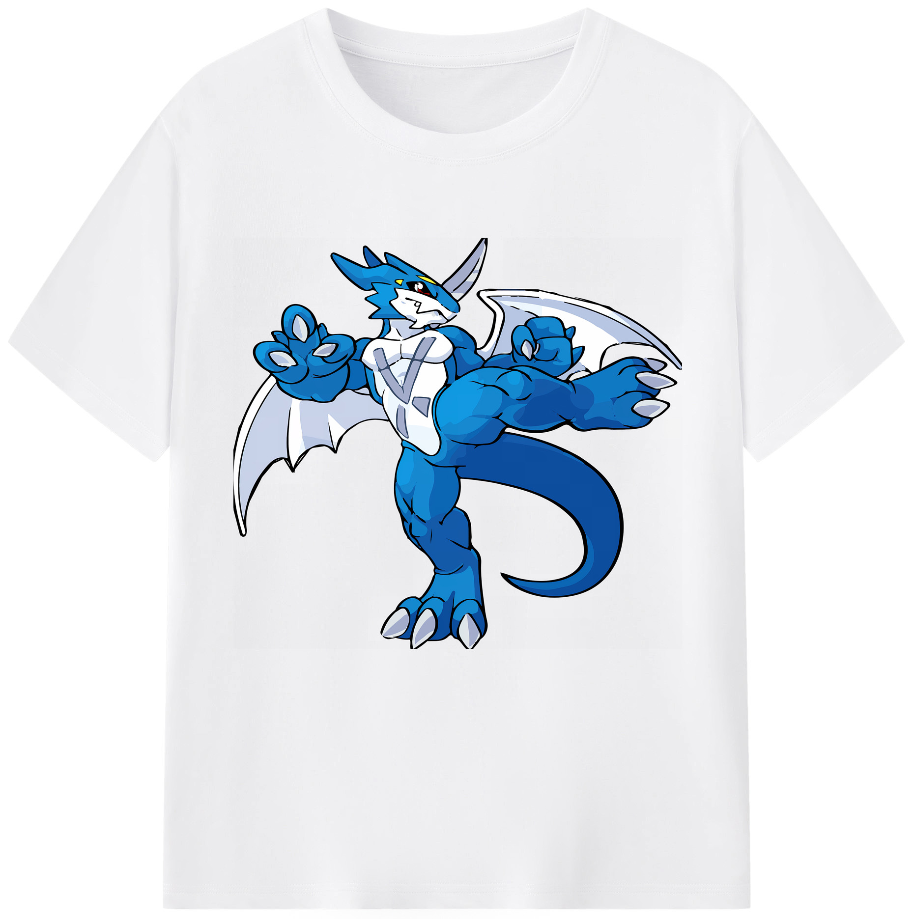 （画像用） Digimon デジタルモンスター/デジモン 綿100％半袖Tシャツ（フロントプリント）