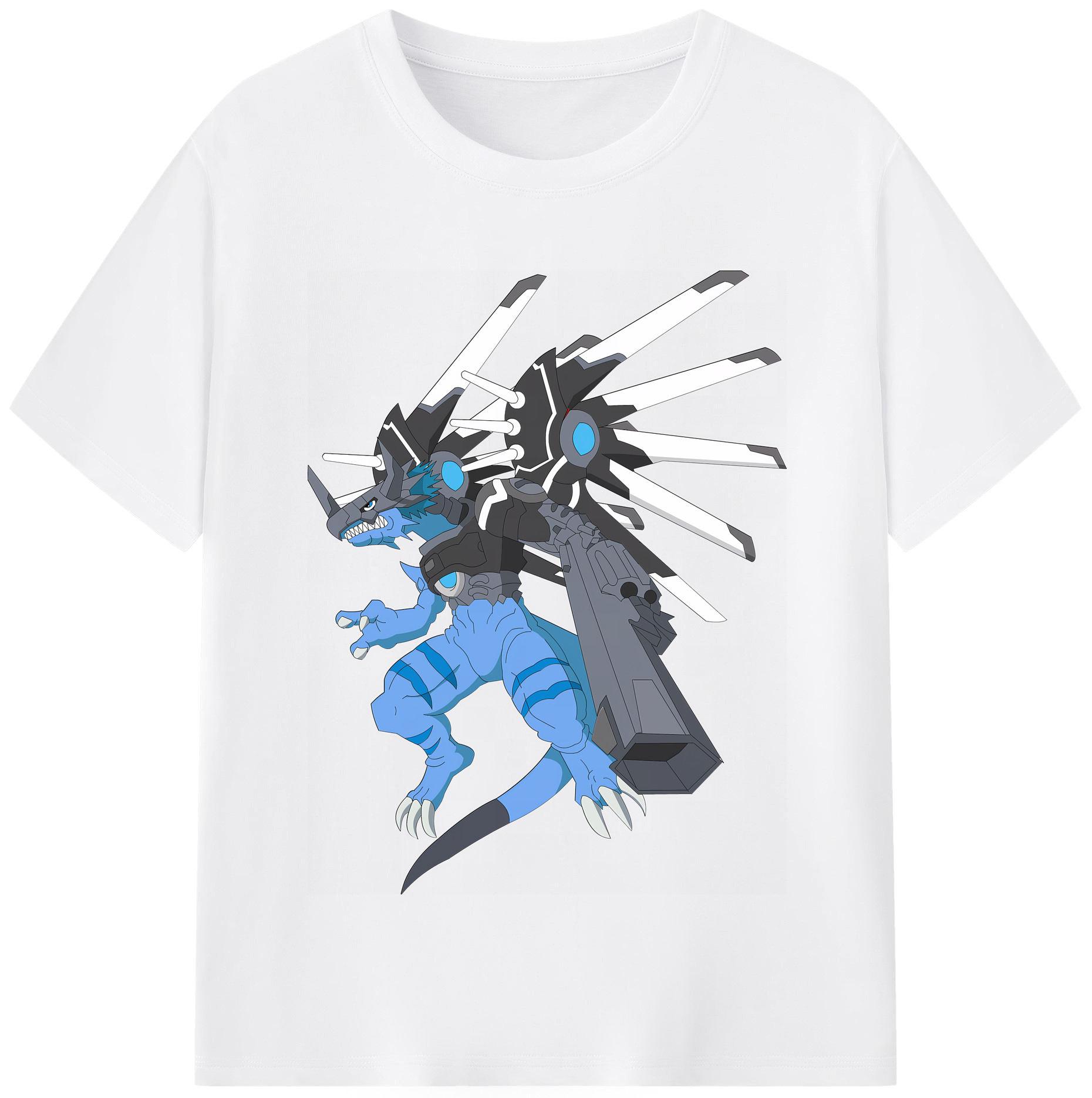 （画像用） Digimon デジタルモンスター/デジモン 綿100％半袖Tシャツ（フロントプリント）