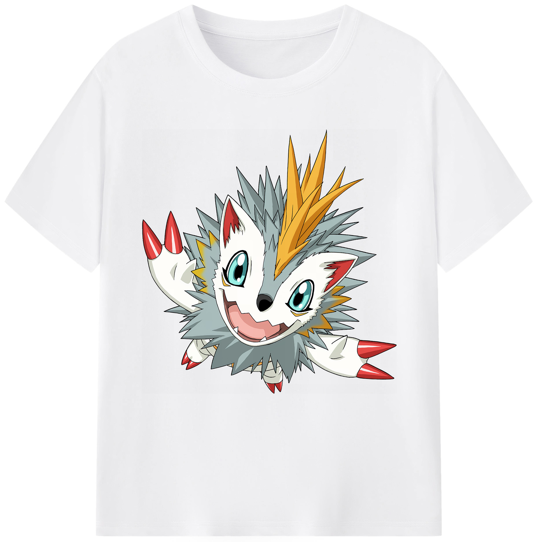 （画像用） Digimon デジタルモンスター/デジモン 綿100％半袖Tシャツ（フロントプリント）
