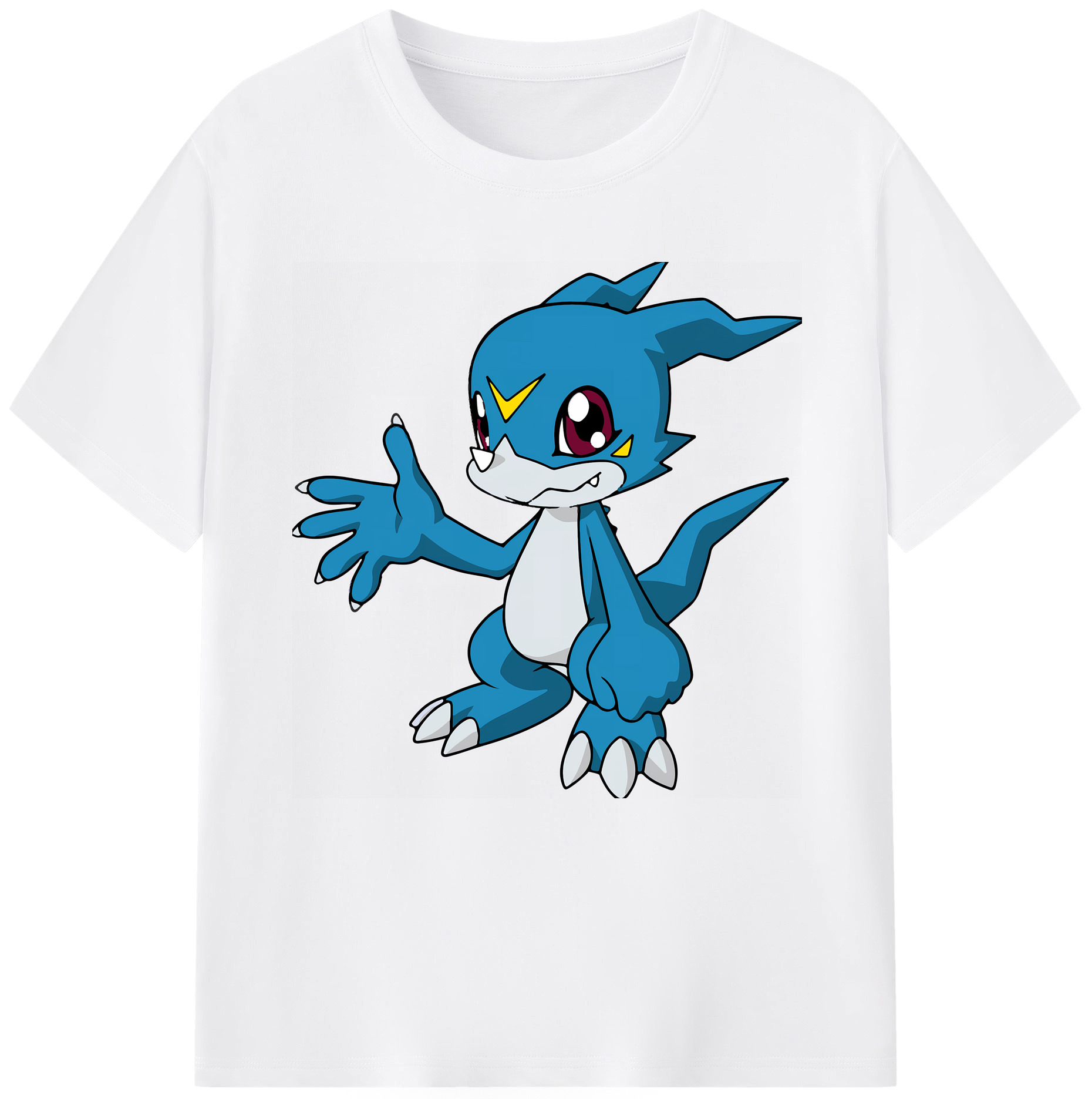（画像用） Digimon デジタルモンスター/デジモン 綿100％半袖Tシャツ（フロントプリント）