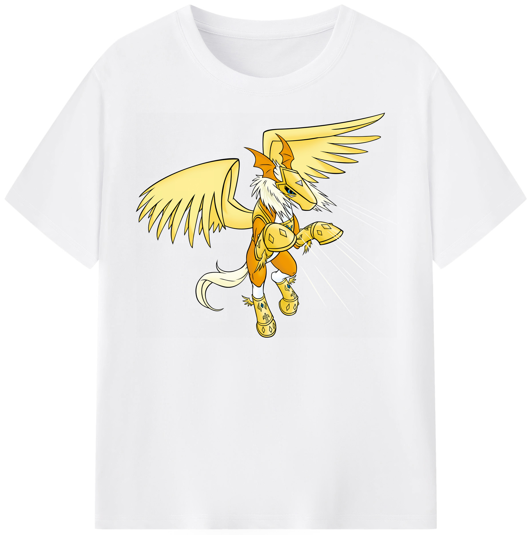 （画像用） Digimon デジタルモンスター/デジモン 綿100％半袖Tシャツ（フロントプリント）
