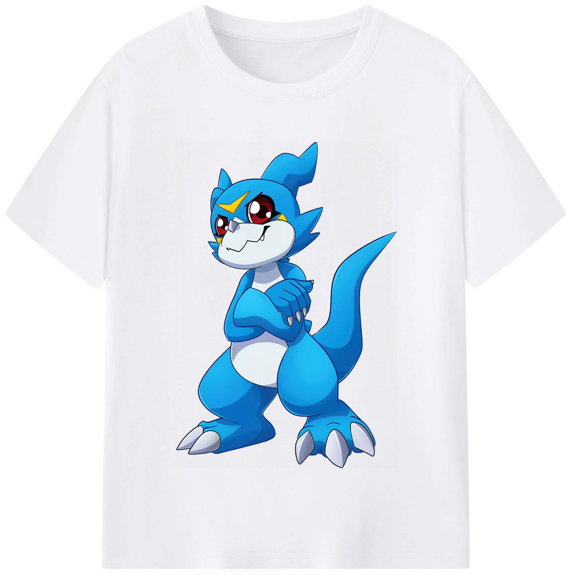 （画像用） Digimon デジタルモンスター/デジモン 綿100％半袖Tシャツ（フロントプリント）