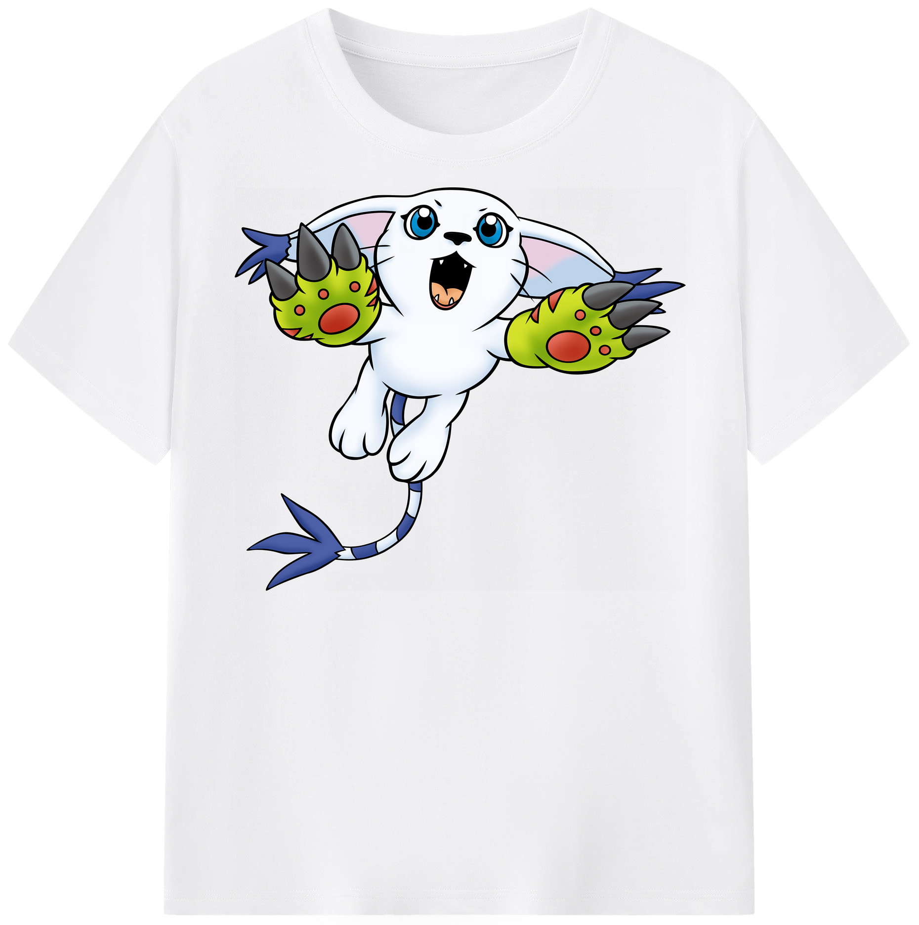 （画像用） Digimon デジタルモンスター/デジモン 綿100％半袖Tシャツ（フロントプリント）