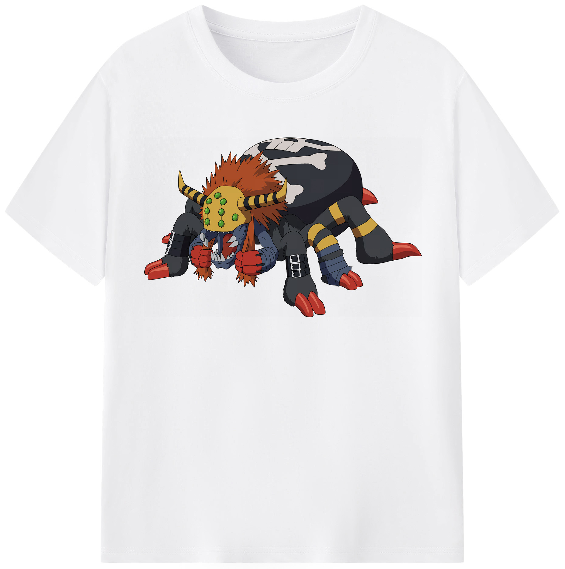 （画像用） Digimon デジタルモンスター/デジモン 綿100％半袖Tシャツ（フロントプリント）