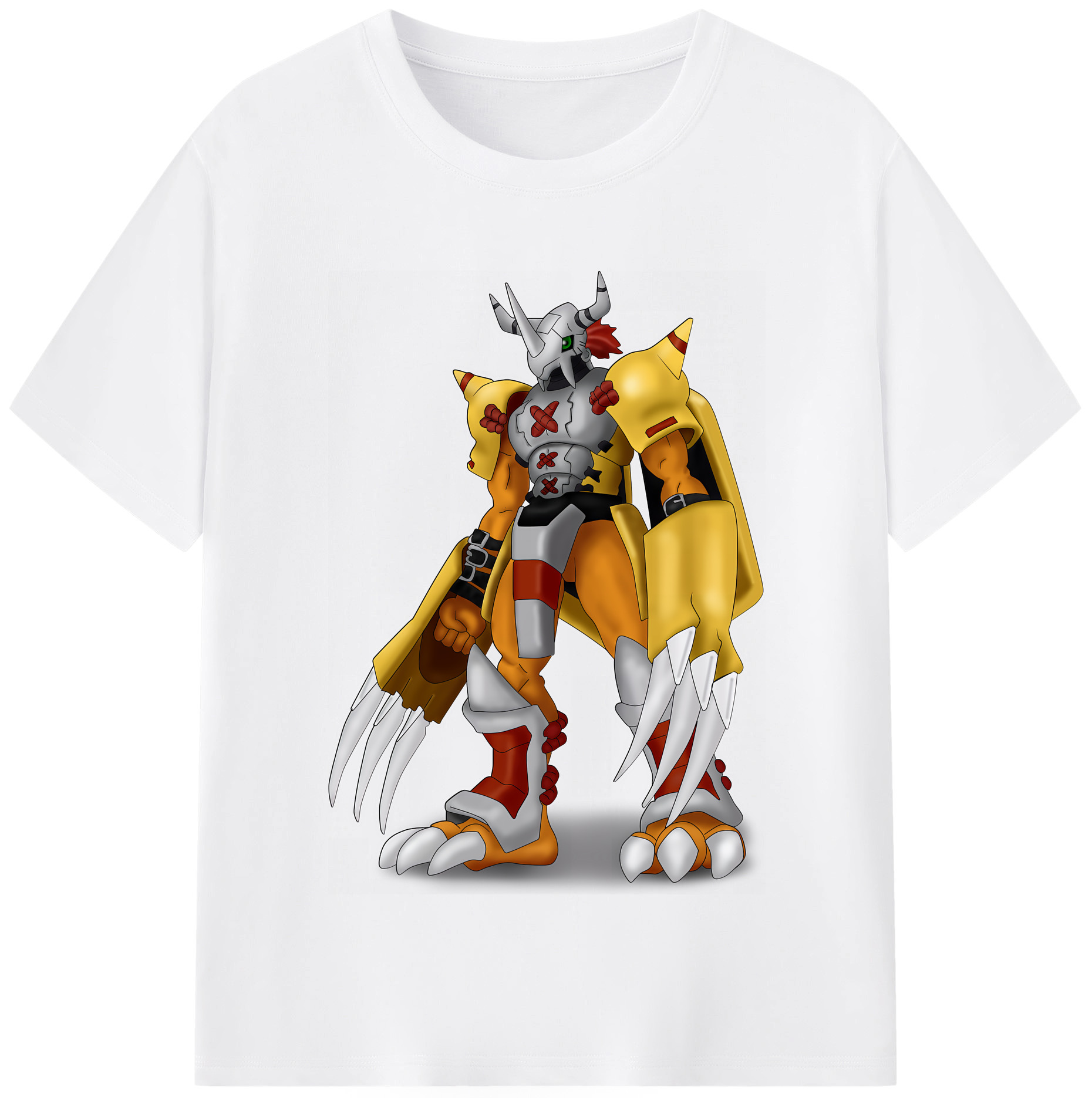 （画像用） Digimon デジタルモンスター/デジモン 綿100％半袖Tシャツ（フロントプリント）