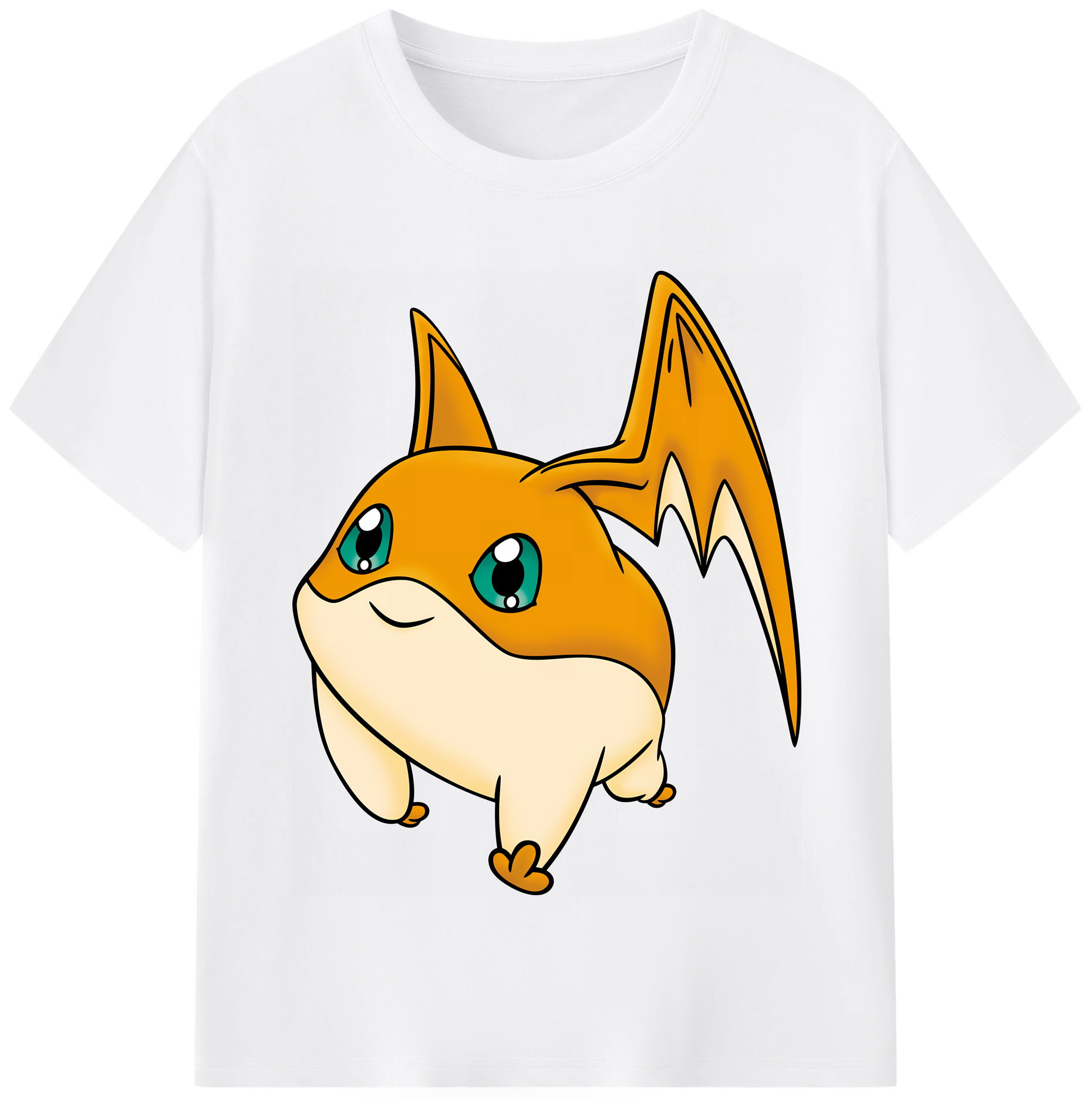 （画像用） Digimon デジタルモンスター/デジモン 綿100％半袖Tシャツ（フロントプリント）