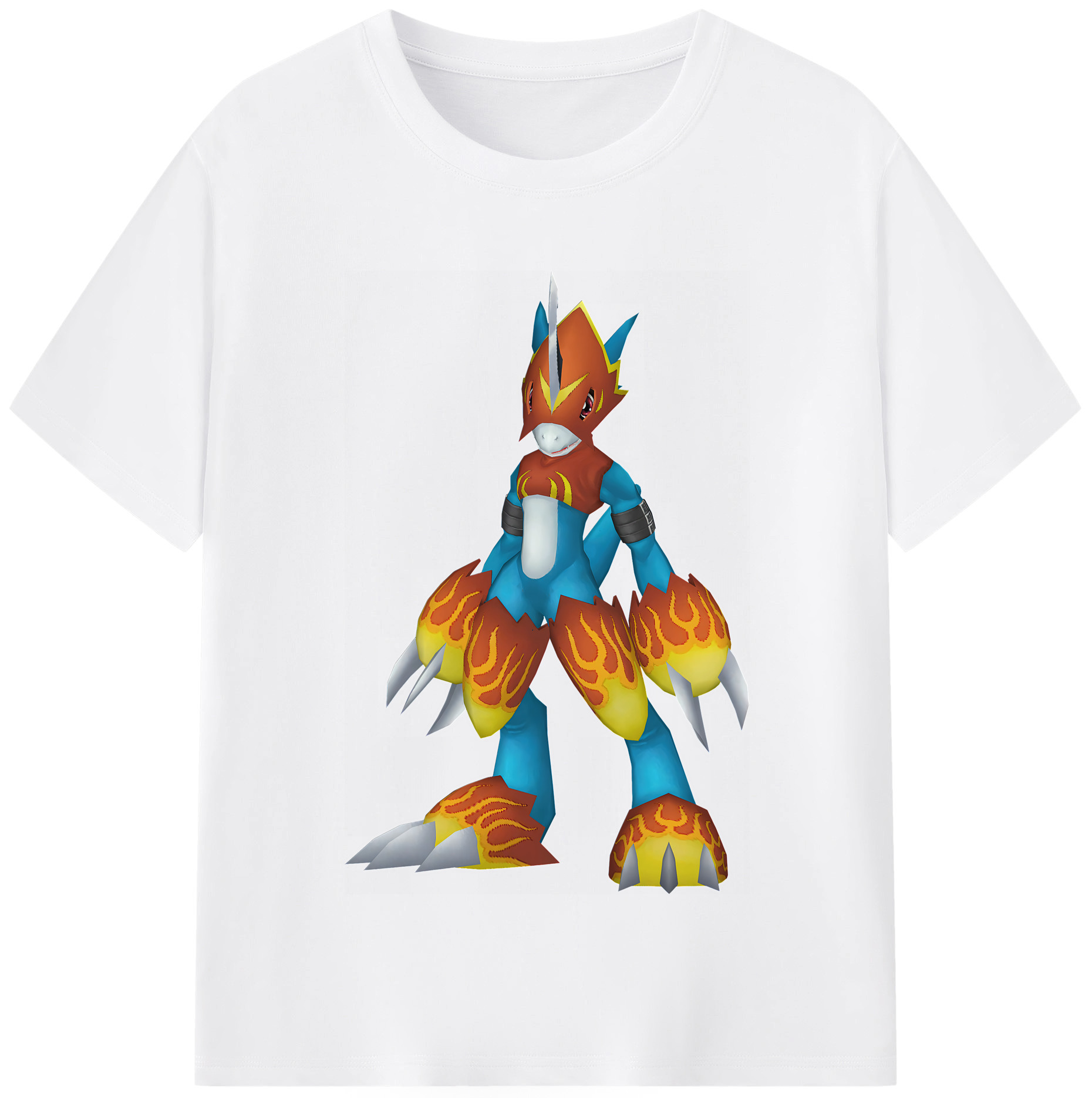 （画像用） Digimon デジタルモンスター/デジモン 綿100％半袖Tシャツ（フロントプリント）