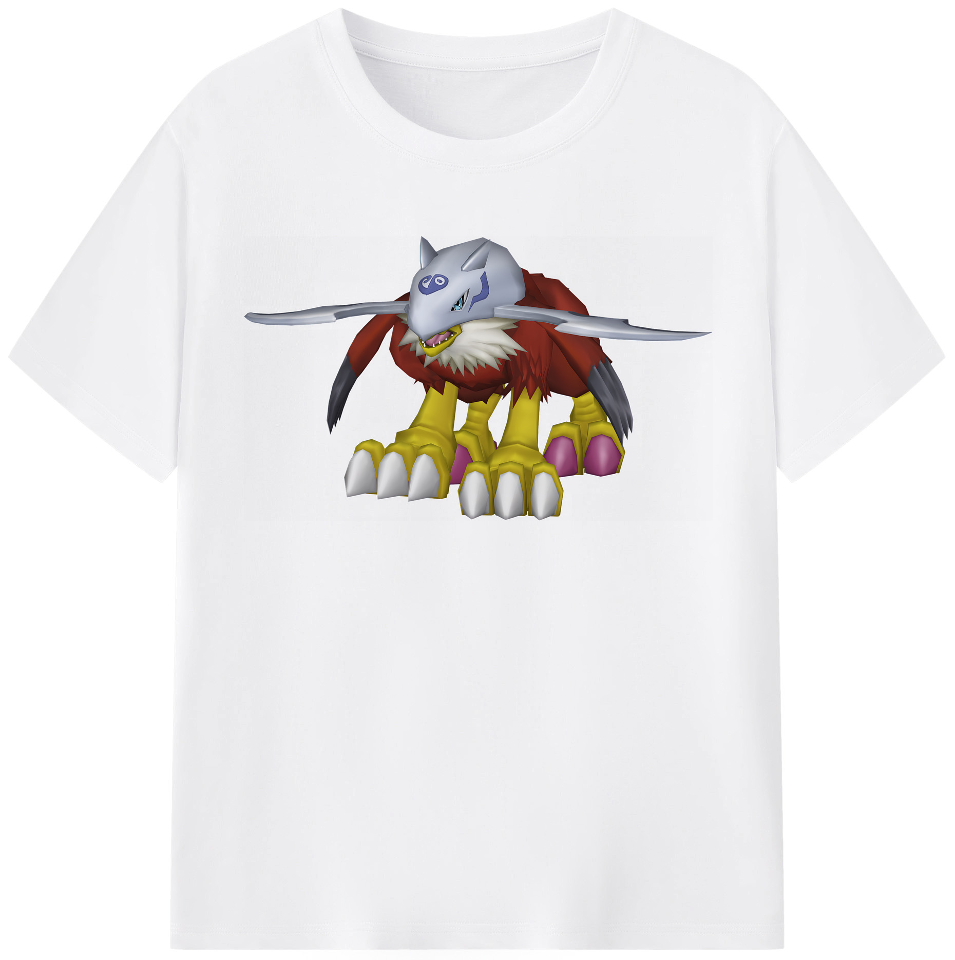 （画像用） Digimon デジタルモンスター/デジモン 綿100％半袖Tシャツ（フロントプリント）