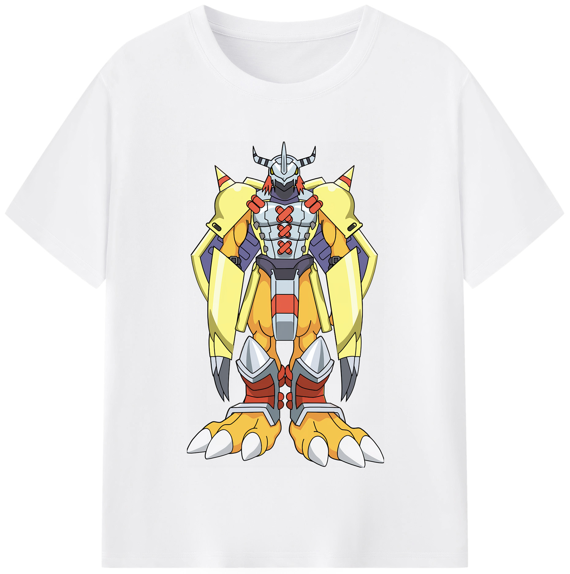 （画像用） Digimon デジタルモンスター/デジモン 綿100％半袖Tシャツ（フロントプリント）
