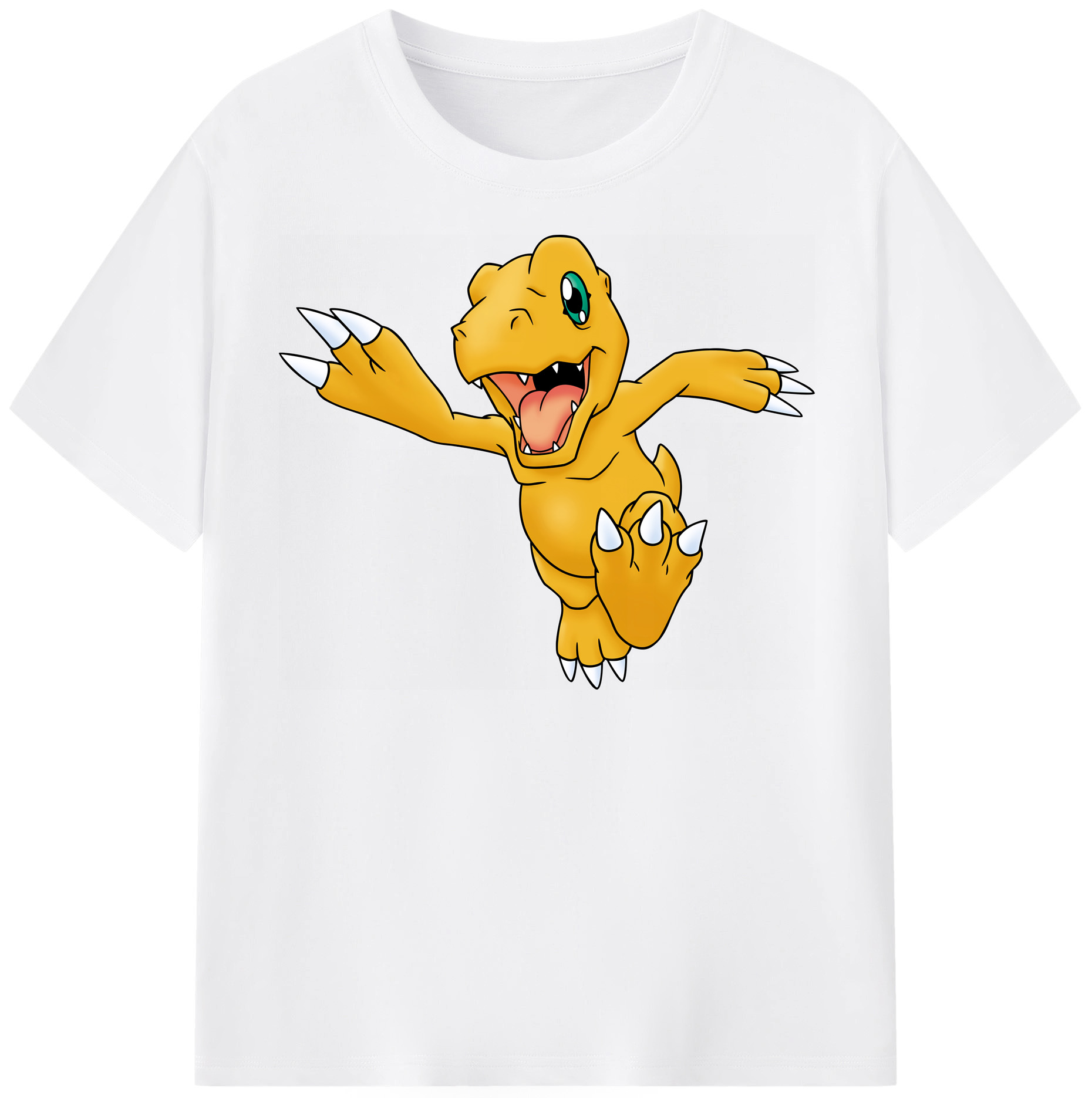 （画像用） Digimon デジタルモンスター/デジモン 綿100％半袖Tシャツ（フロントプリント）